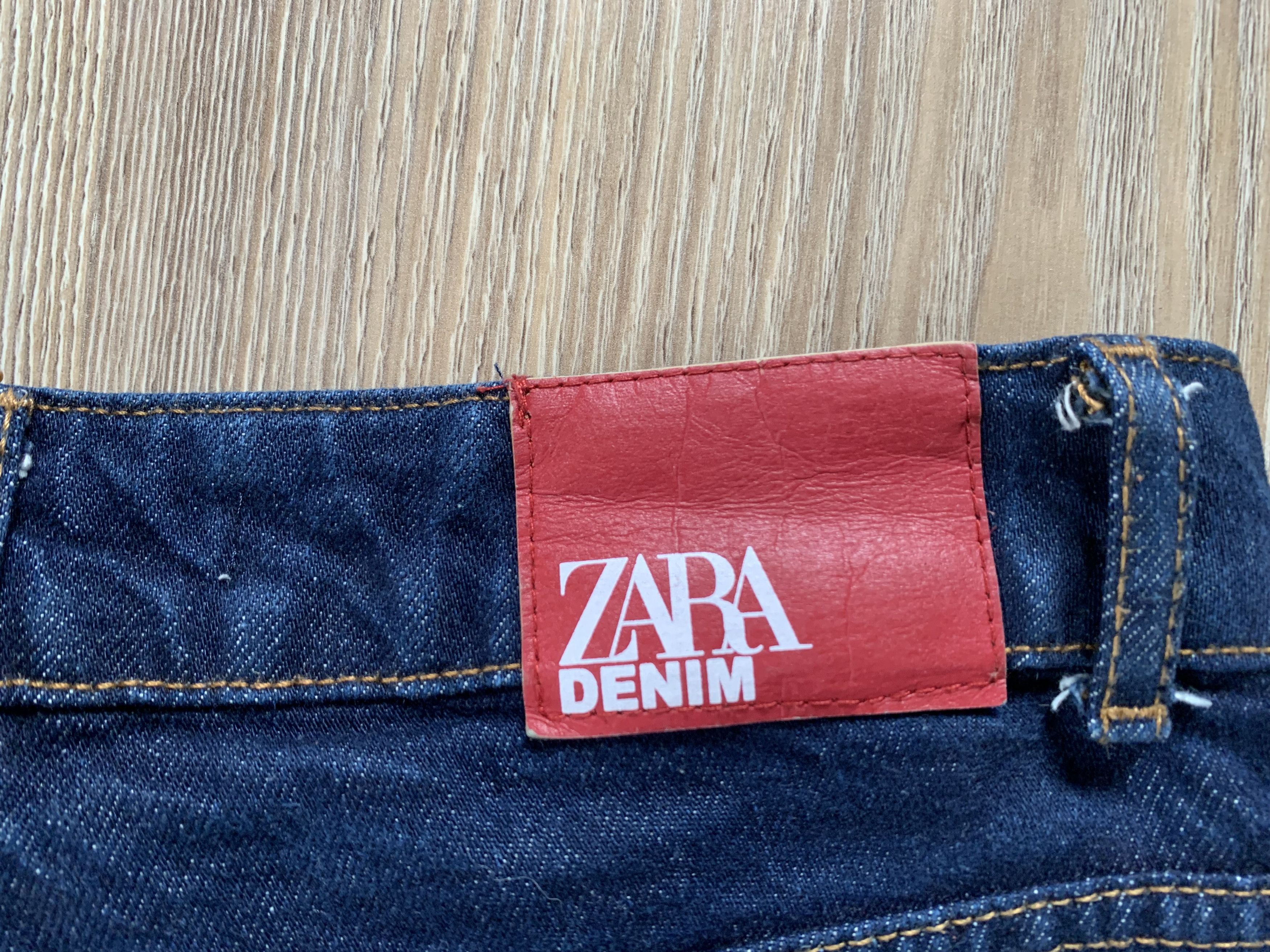 Designer × Zara Zara Navy Blue Slouchy Denim Jeans Size 26" / US 2 / IT 38 - 6 Thumbnail