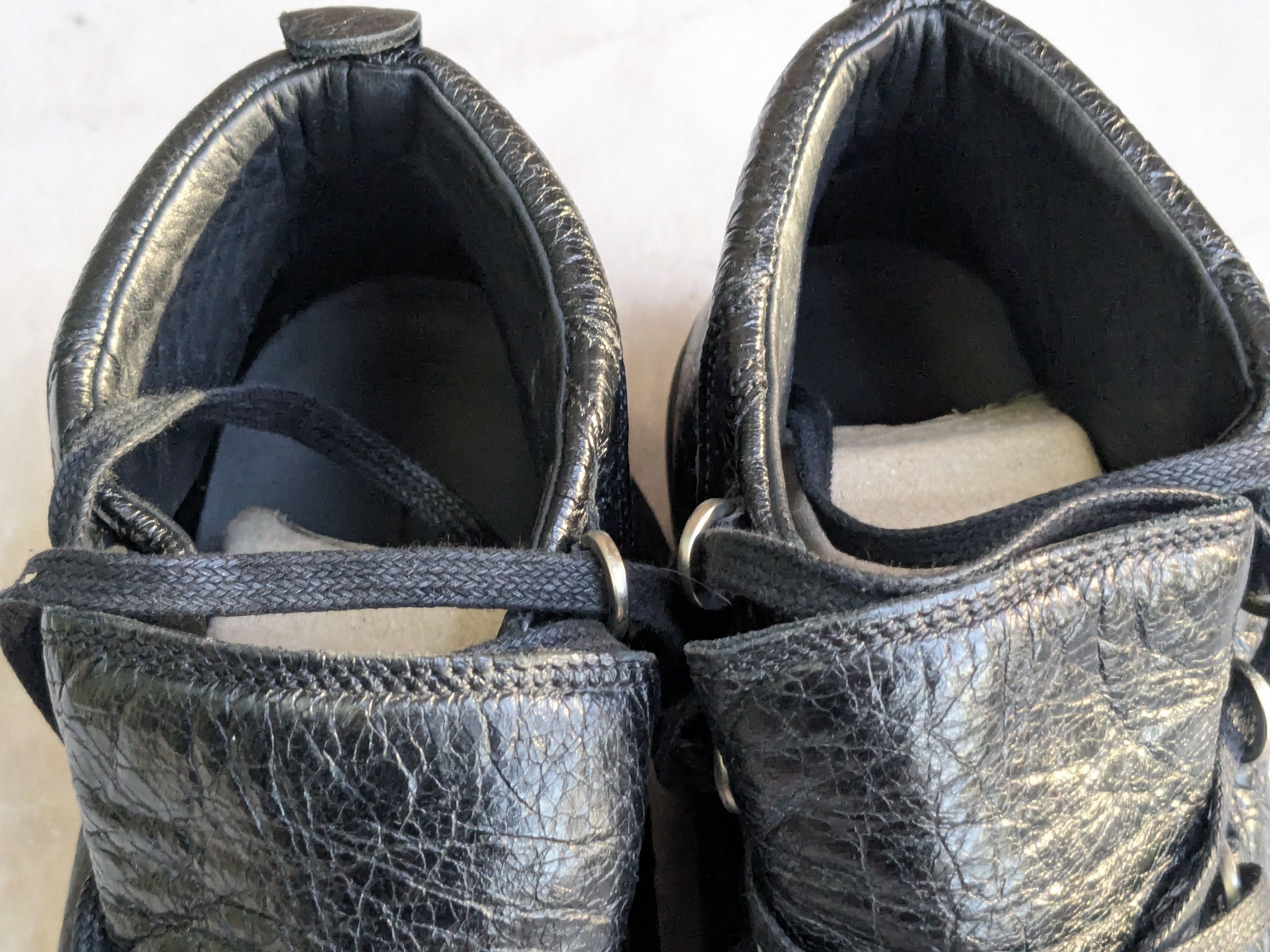 Balenciaga Balenciaga Arena Sneakers Black 11 Leather High Tops Size US 11 / EU 44 - 2 Thumbnail