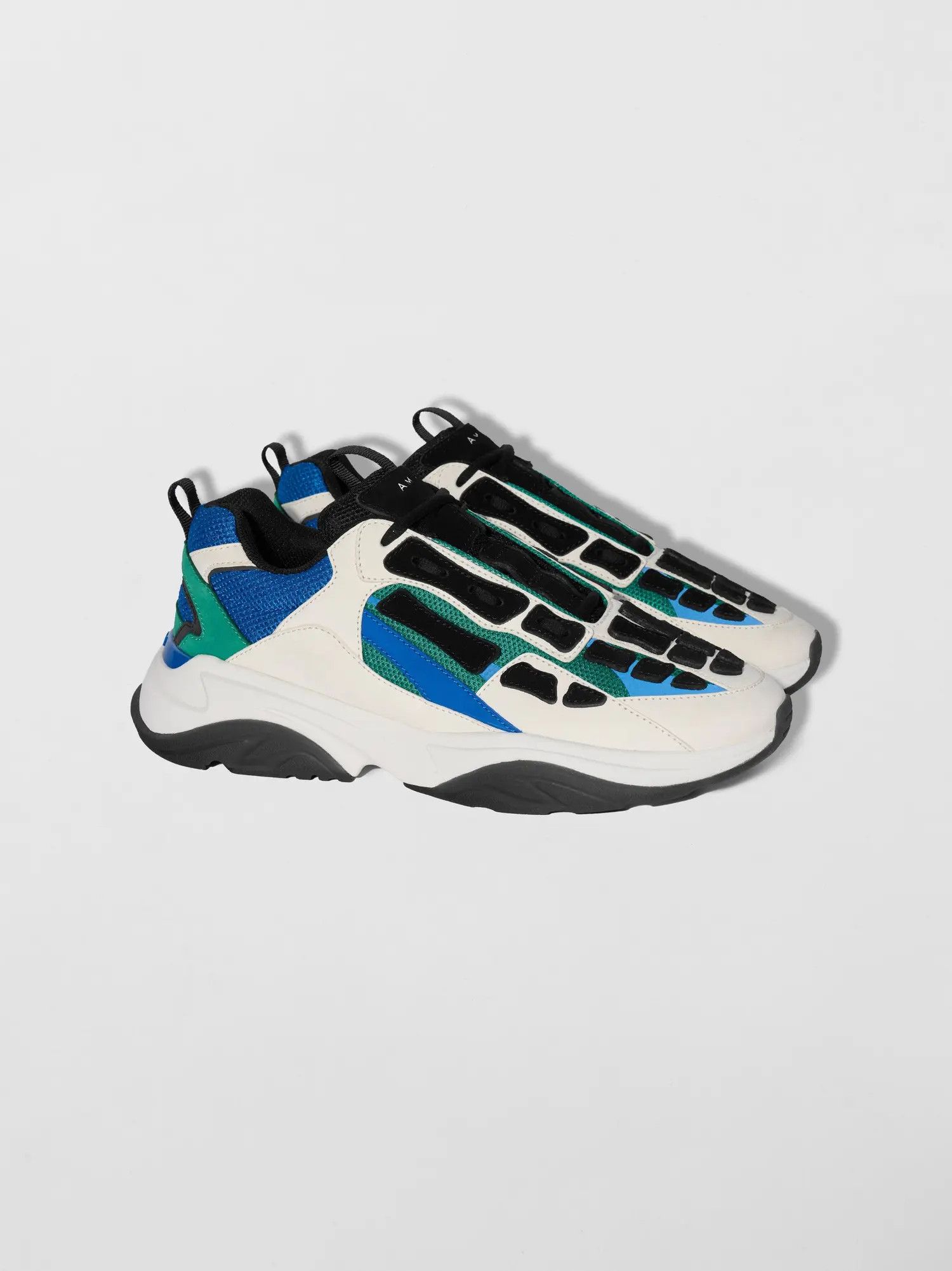 Amiri oc11z0225 Bone Runner Low-Top Sneakers in Multicolor Size US 13 / EU 46 - 2 Thumbnail