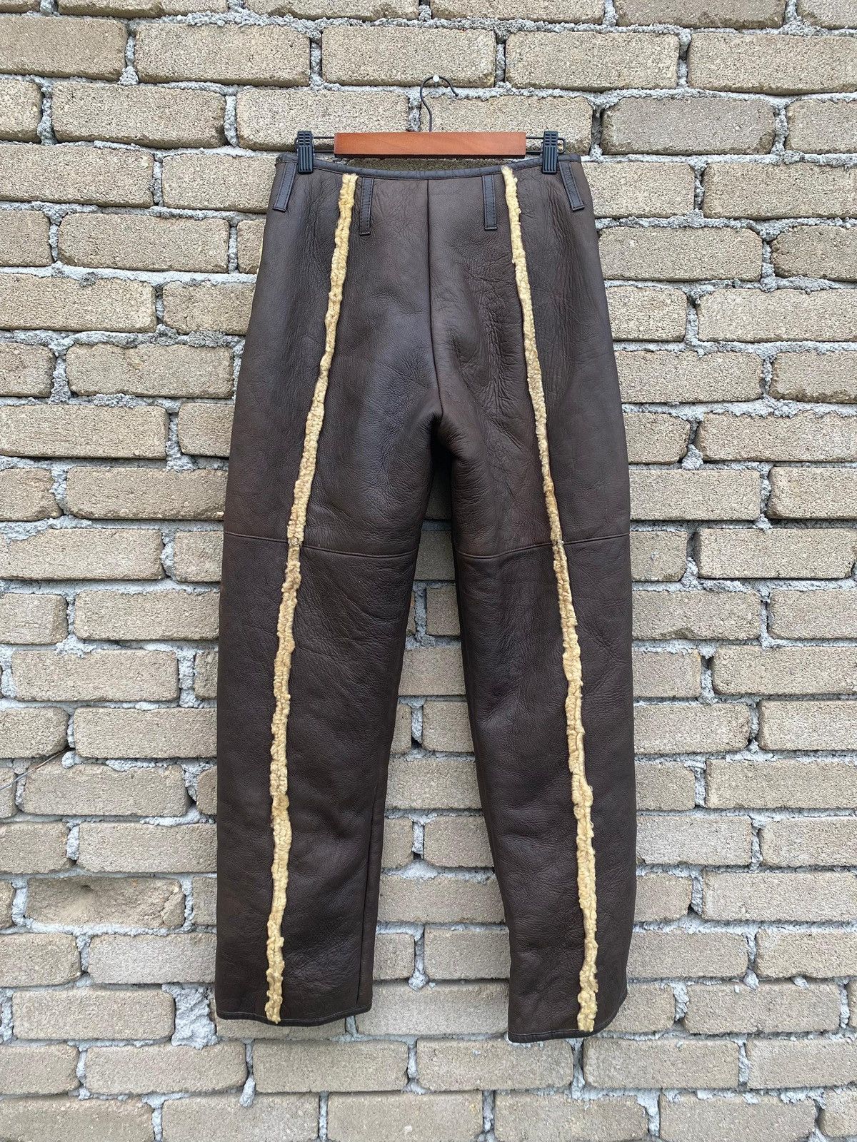 Yoshiyuki Konishi Yoshiyuki Konishi B3 Sheepskin Shearling Leather Pant 29-30 Size US 30 / EU 46 - 6 Thumbnail