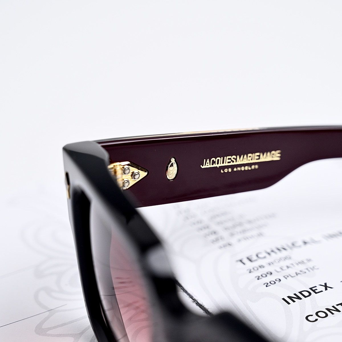 Jacques Marie Mage JACQUES MARIE MAGE ENZO EPOXY CHARLET SUNGLASSES Size ONE SIZE - 4 Thumbnail