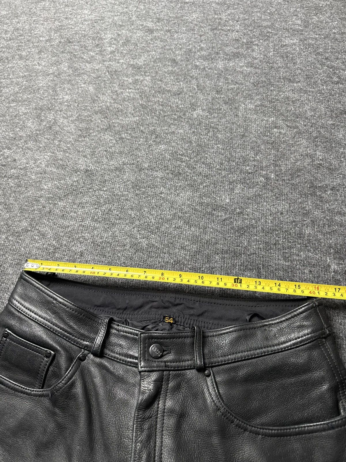 Genuine Leather 00s Racing Moto Biker Rock Punk Chrome Style Leather Pants Size US 32 / EU 48 - 22 Thumbnail