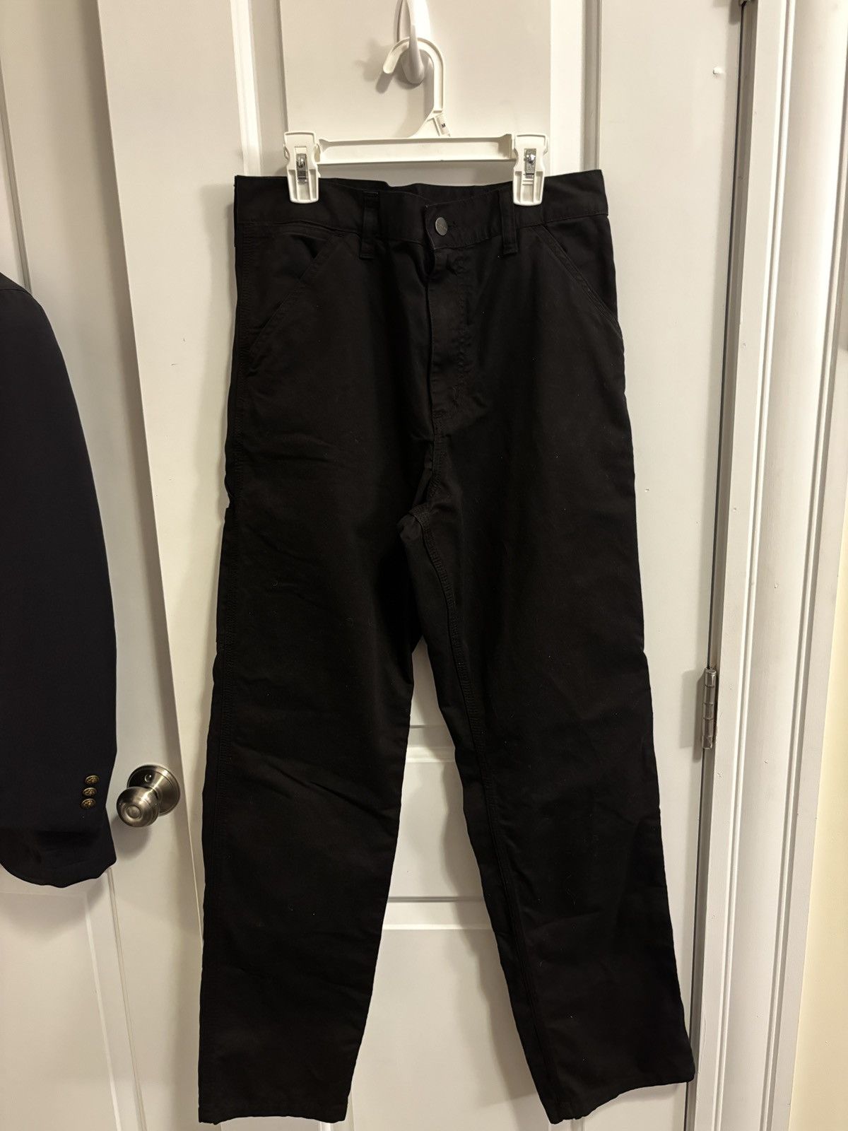 Carhartt Wip Single Knee Pant - Drill | Black (garment dyed) Size US 28 / EU 44 - 2 Thumbnail