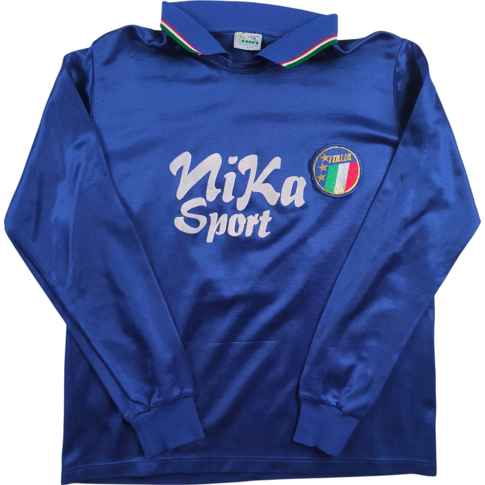Diadora Italy 1990-92 Diadora home LS #9 football jersey size S Size US S / EU 44-46 / 1 - 1 Thumbnail