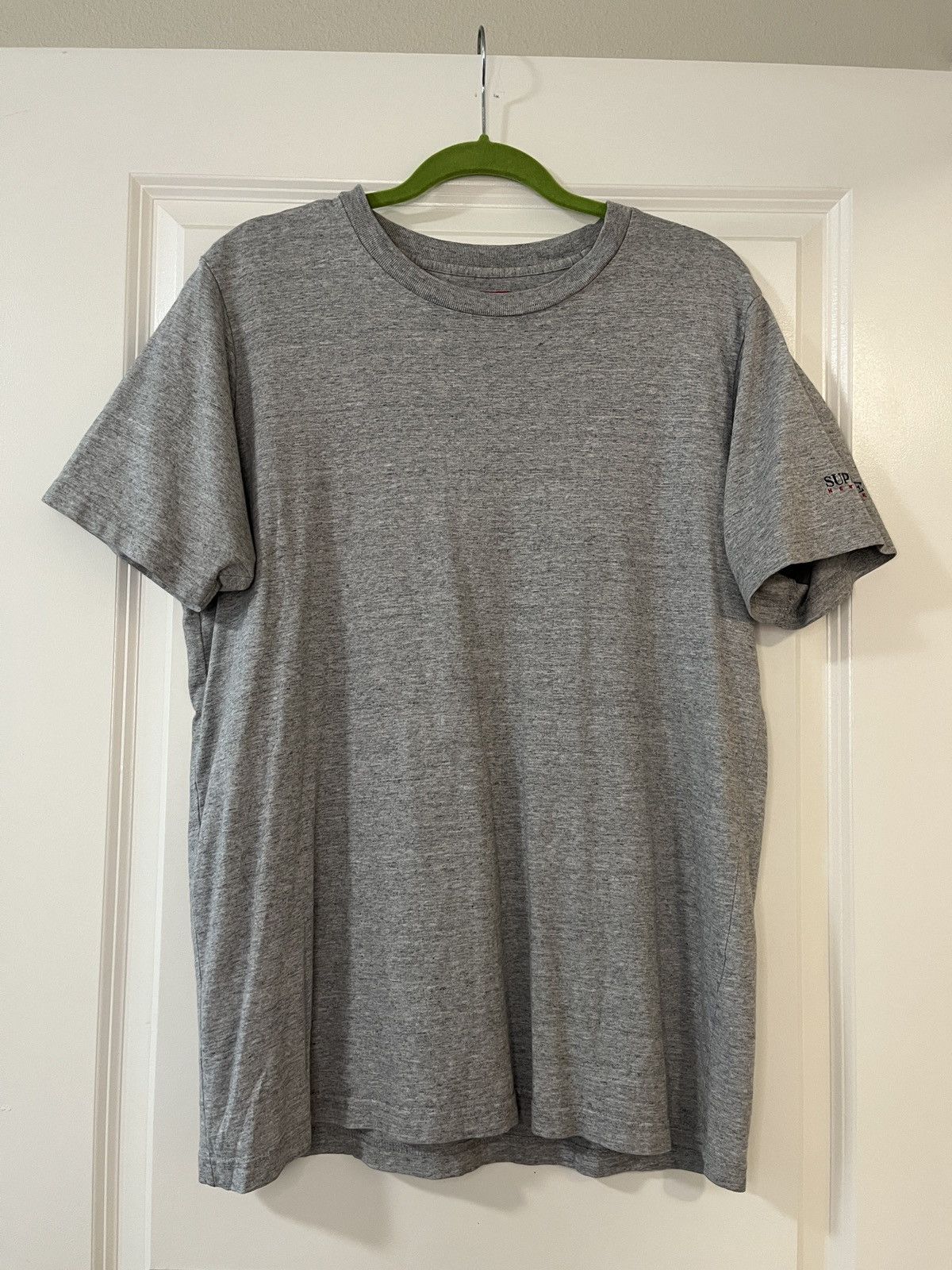 Supreme Grey Supreme Shirt with Embroidered Logo Size US L / EU 52-54 / 3 - 1 Thumbnail