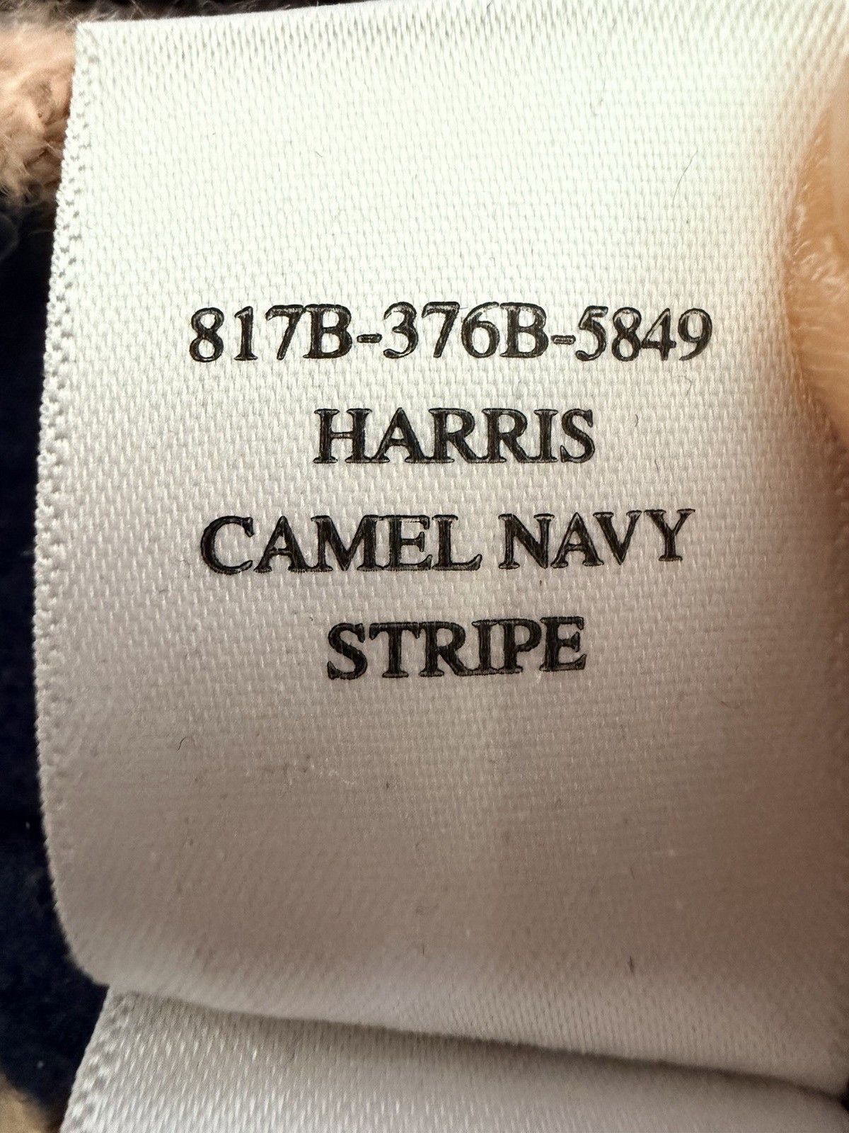 Rails Rails Harris Camel Navy Stripe Wool Cashmere Sweater Size M / US 6-8 / IT 42-44 - 12 Thumbnail