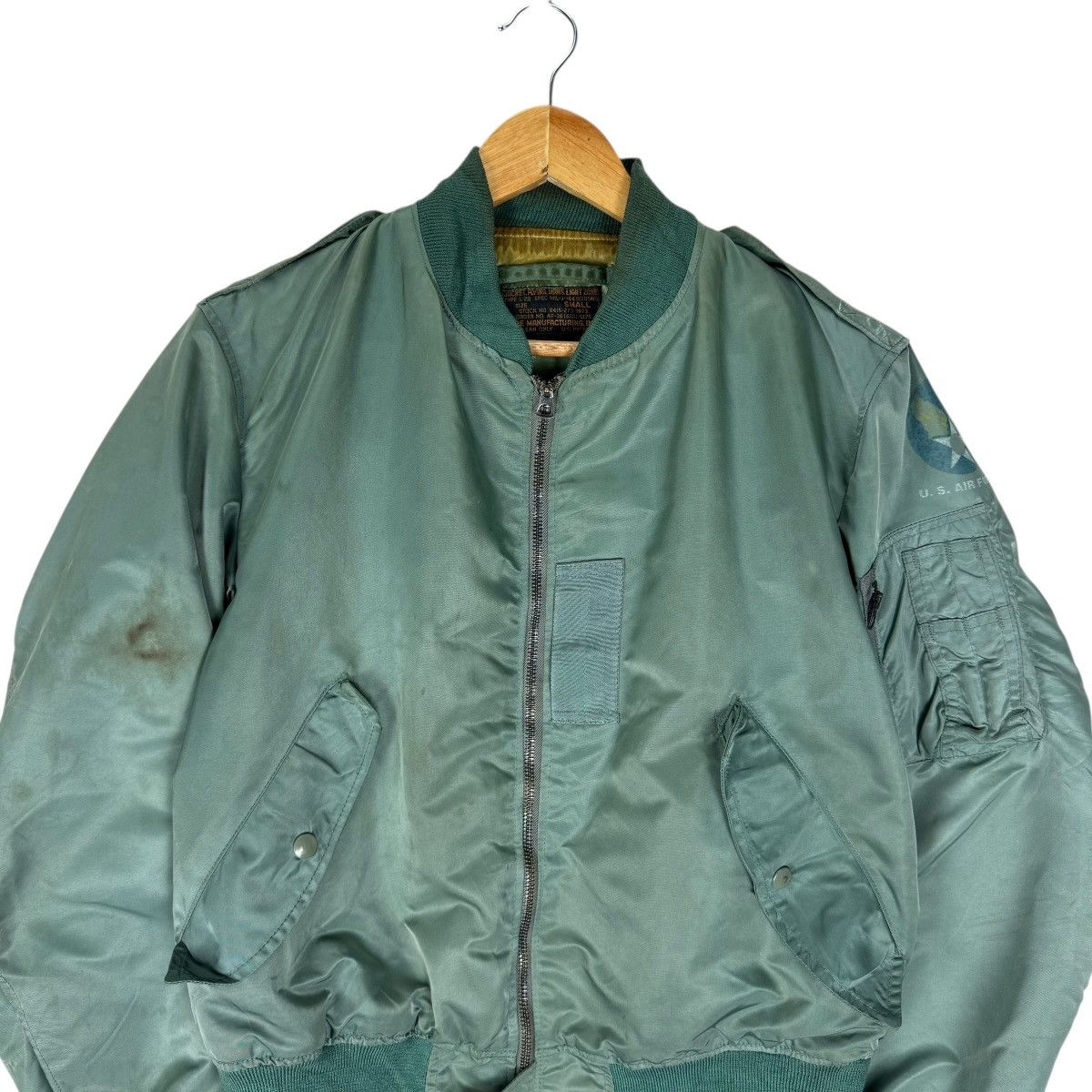 Hope ☀️HOPE MFG TYPE L2B USAF MA-1 FLYERS BOMBER JACKET Size US S / EU 44-46 / 1 - 5 Thumbnail
