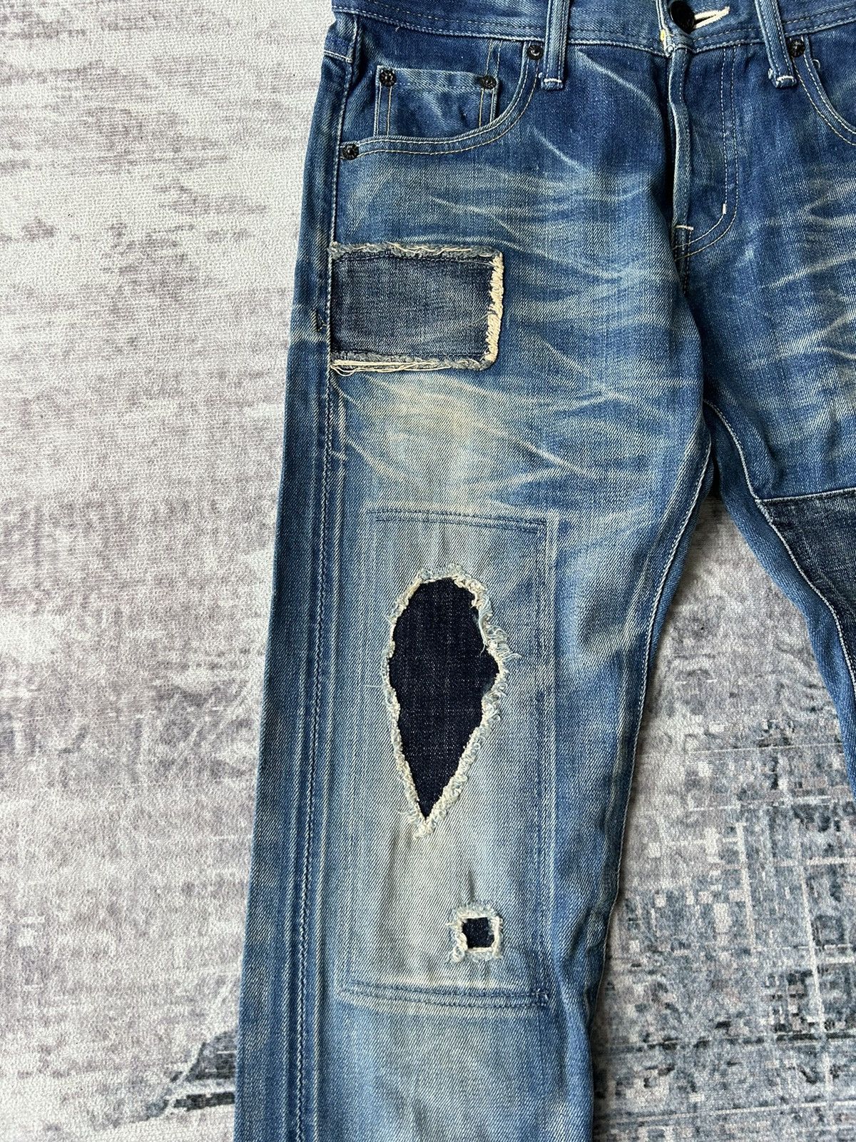 Vanquish Vanquish Distressed Punk Jeans Size US 30 / EU 46 - 3 Thumbnail
