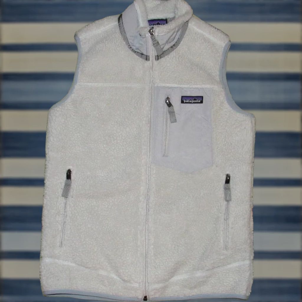 Patagonia Vtg PATAGONIA Grey Retro X Deep Pile Fleece Vest Small Womens Category: Vest Size S / US 4 / IT 40 - 1 Thumbnail