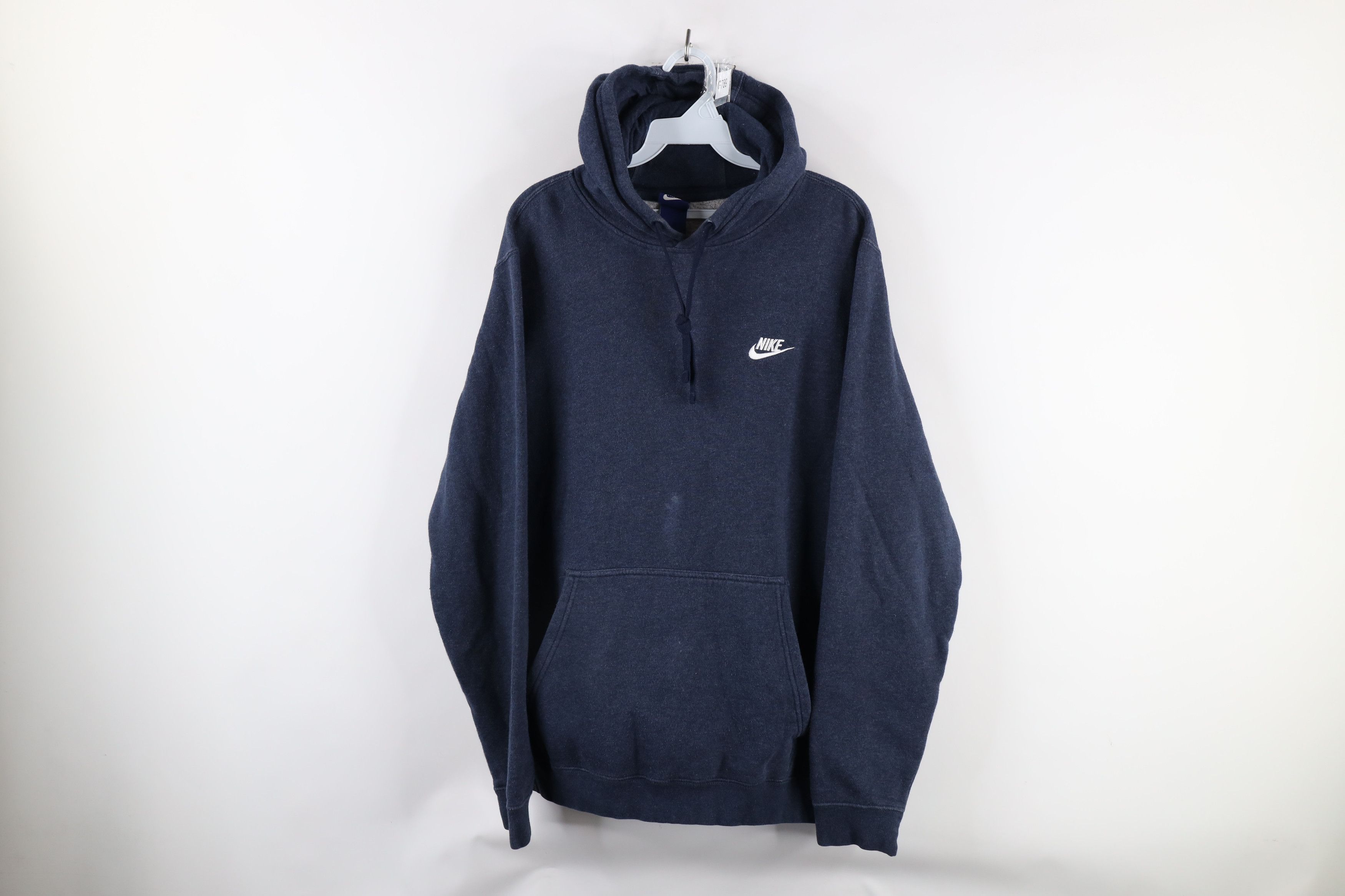 Nike × Vintage Vintage Nike Travis Scott Mini Swoosh Hoodie Sweatshirt Size US L / EU 52-54 / 3 - 1 Thumbnail