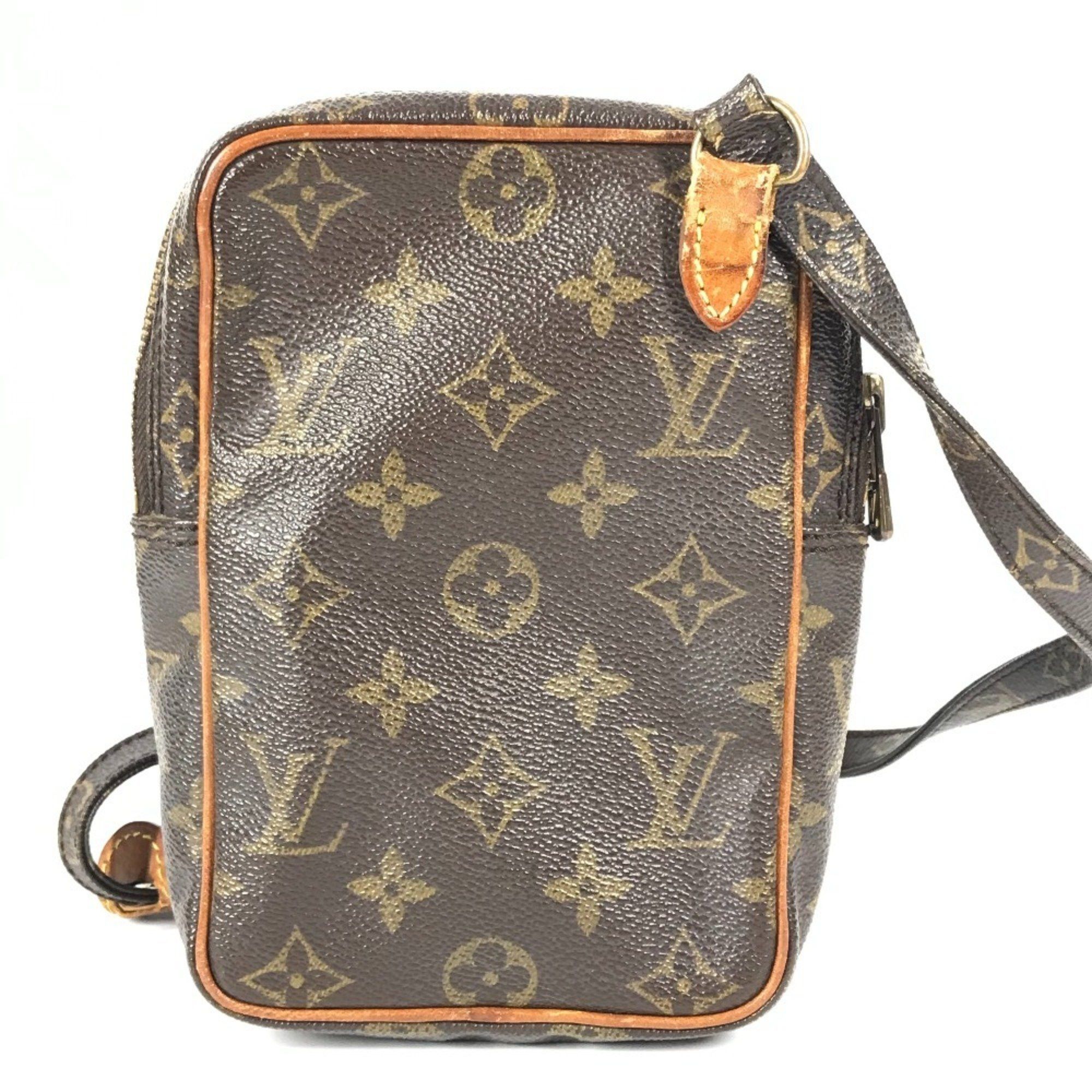 Louis Vuitton M45238 Monogram Mini Amazon Crossbody Bag Shoulder Canvas Men's Women's Brown