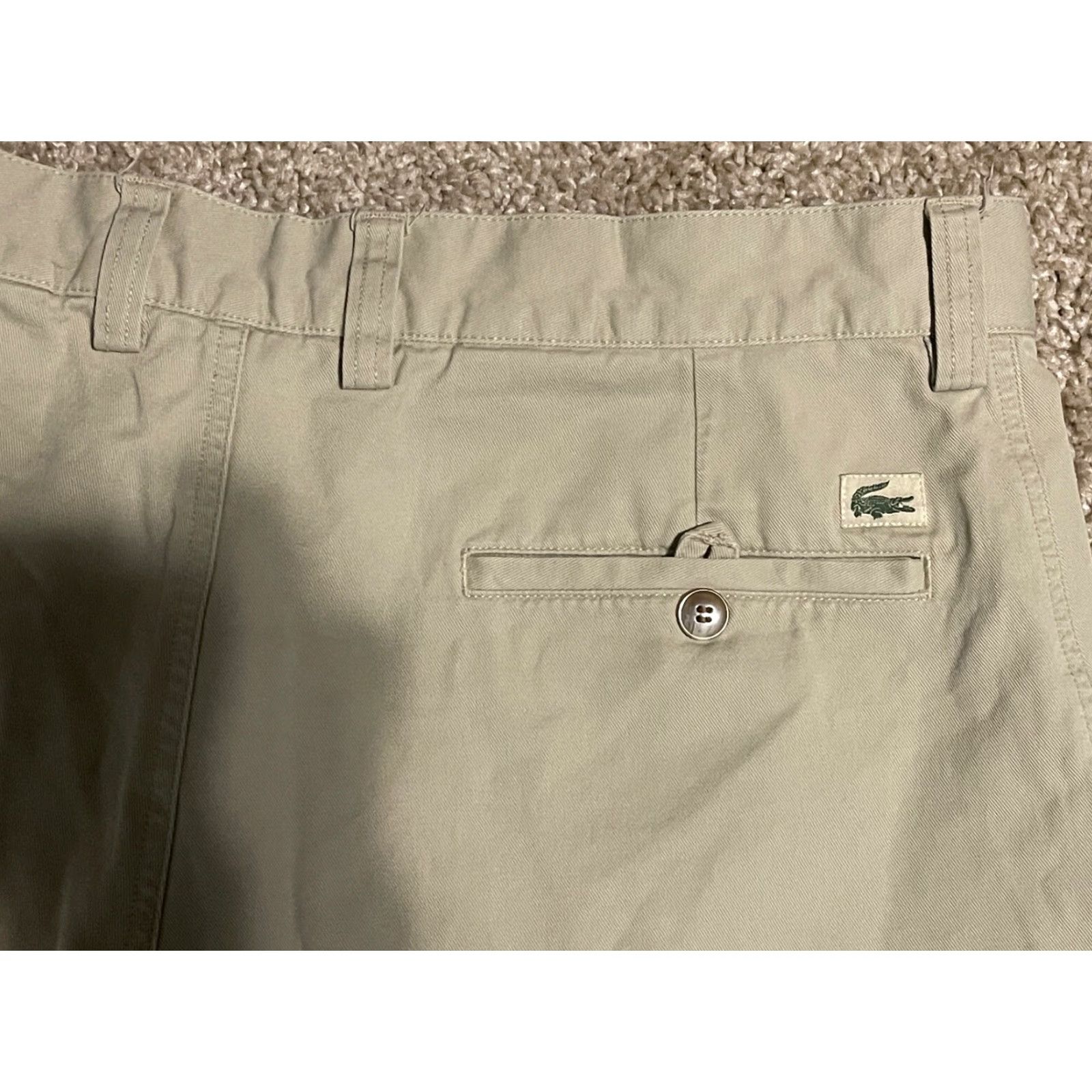 Lacoste Lacoste Original Quality Men’s Chino Khaki Shorts Devanlay Size 44 Tan Chino Mens 44 Size US 44 / EU 60 - 3 Thumbnail