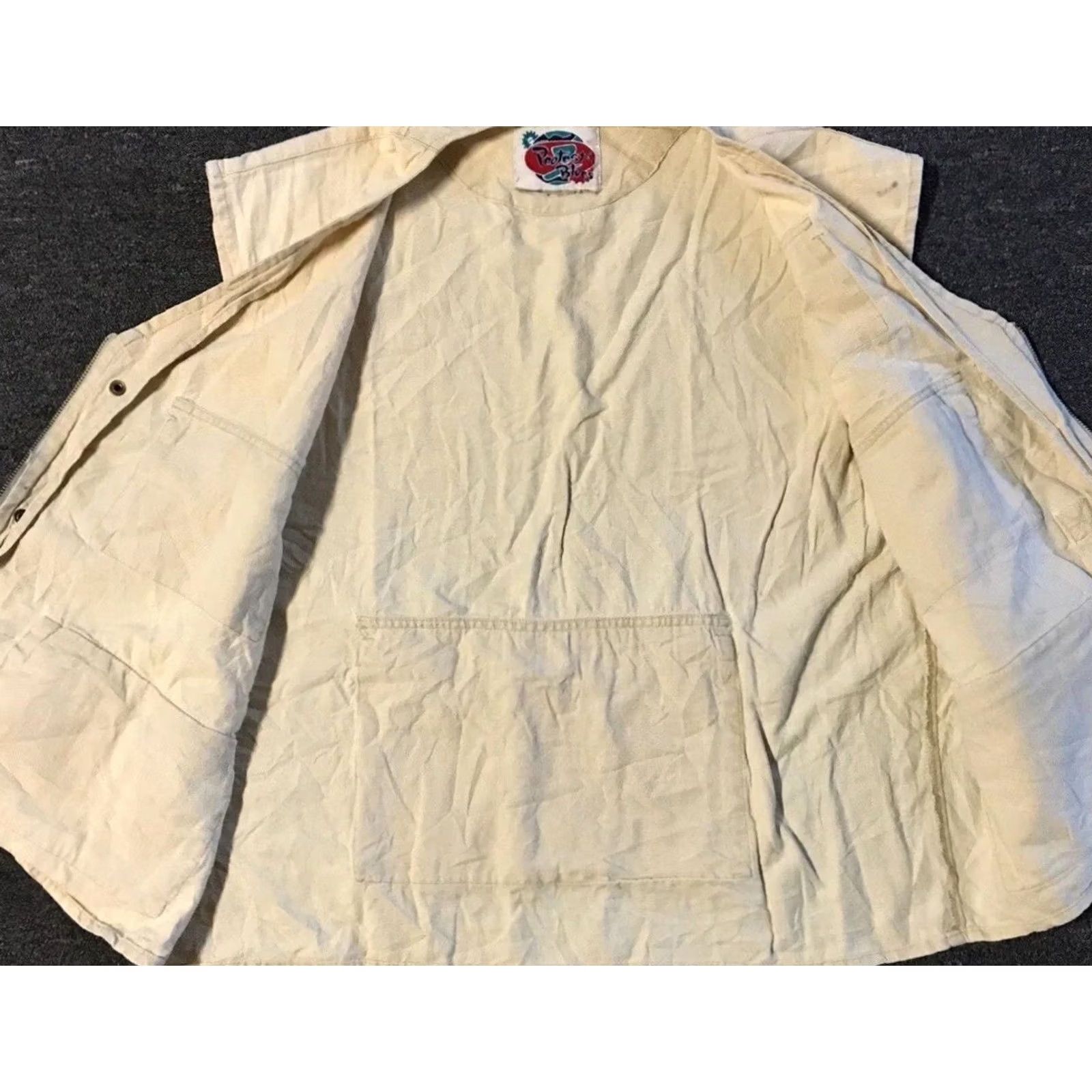 Vintage Vtg 90s Tactical Vest M L Boxy Army Military Tech Hip Hop Grunge Hunting Rap Y2K Jacket Men Beige Fishing Size US M / EU 48-50 / 2 - 5 Thumbnail