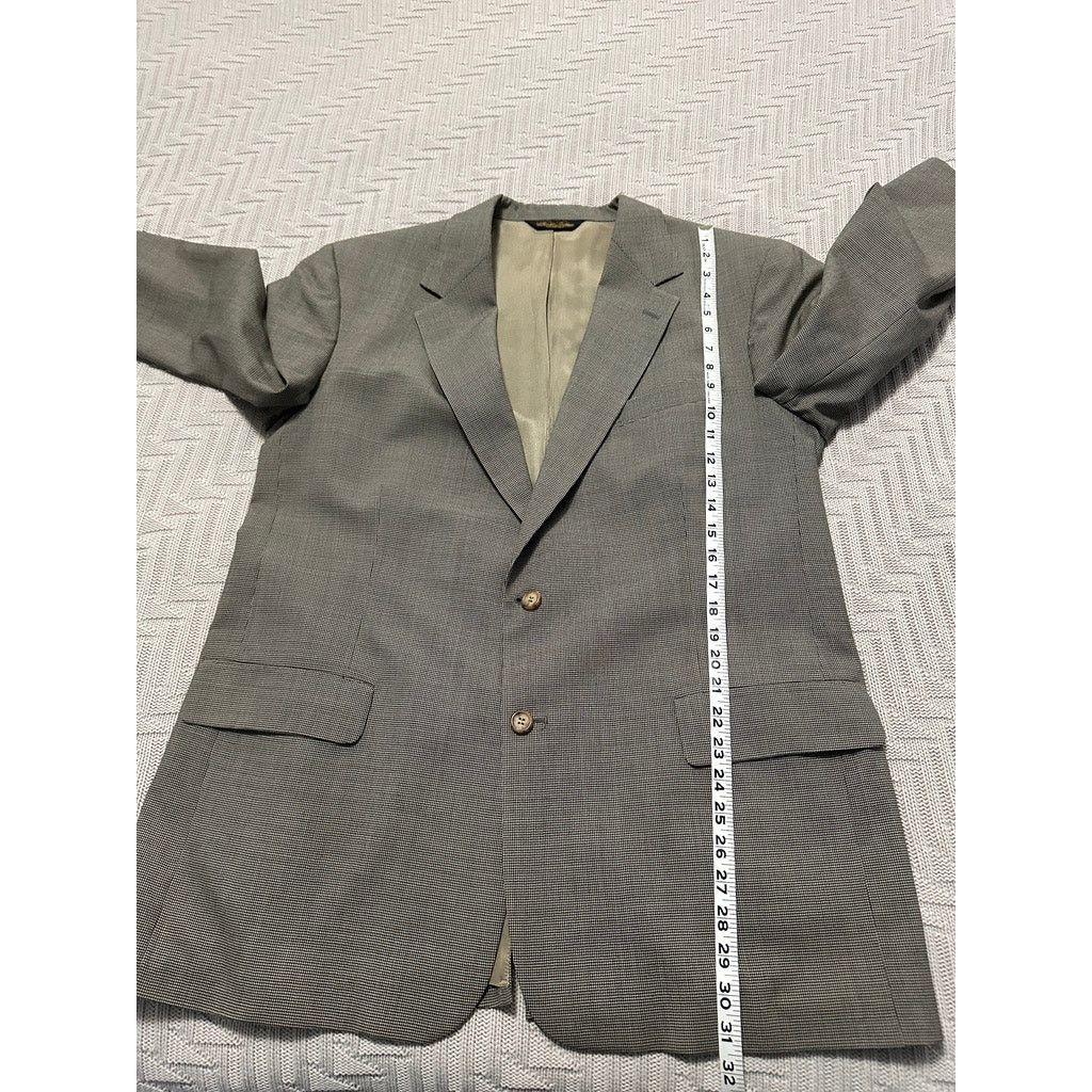 Brooks Brothers Brooks Brothers brown houndstooth tweed two button blazer Size 44R - 8 Thumbnail