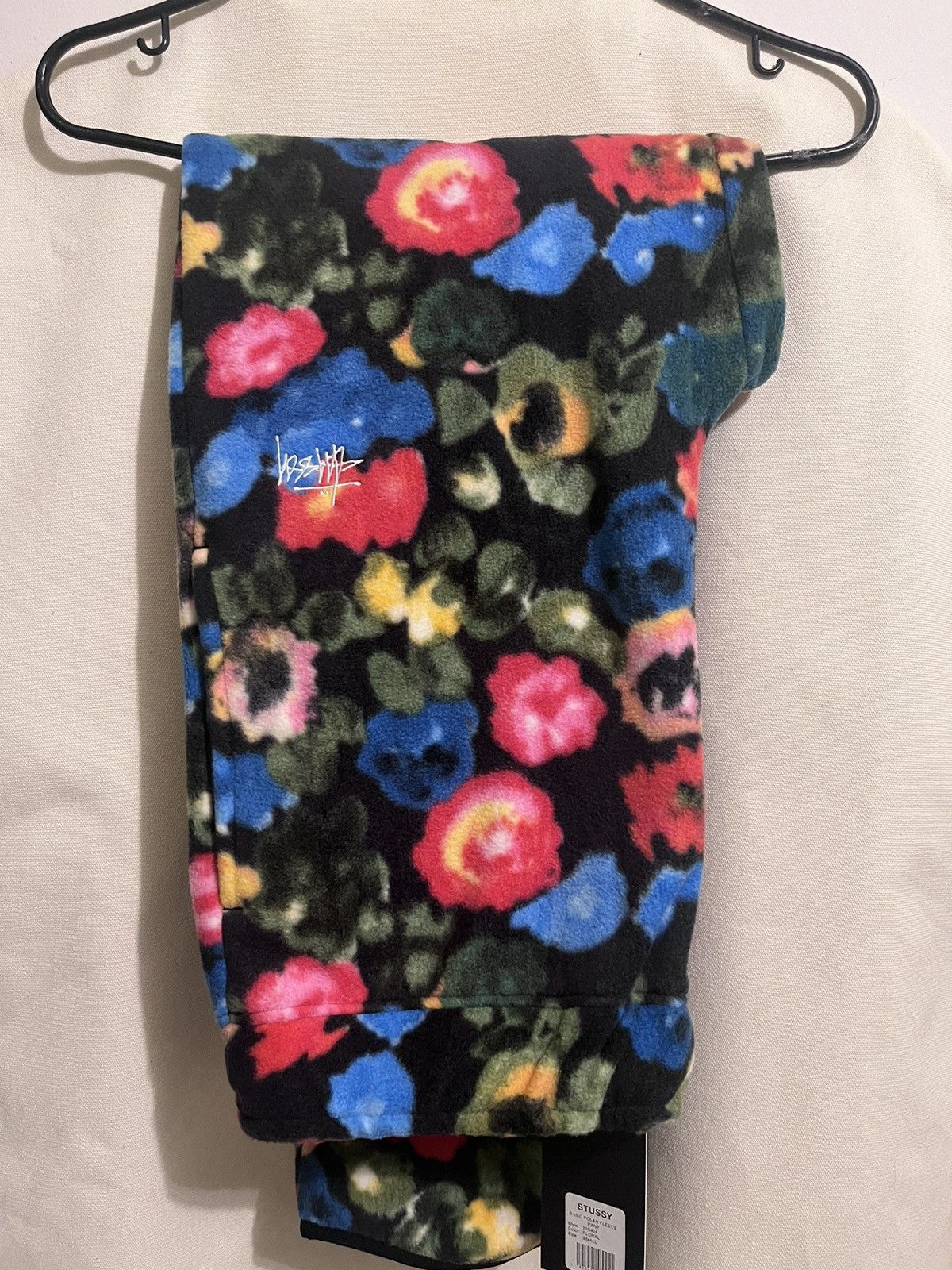 image of Stussy Floral Fleece Pants, Men's (Size 30)