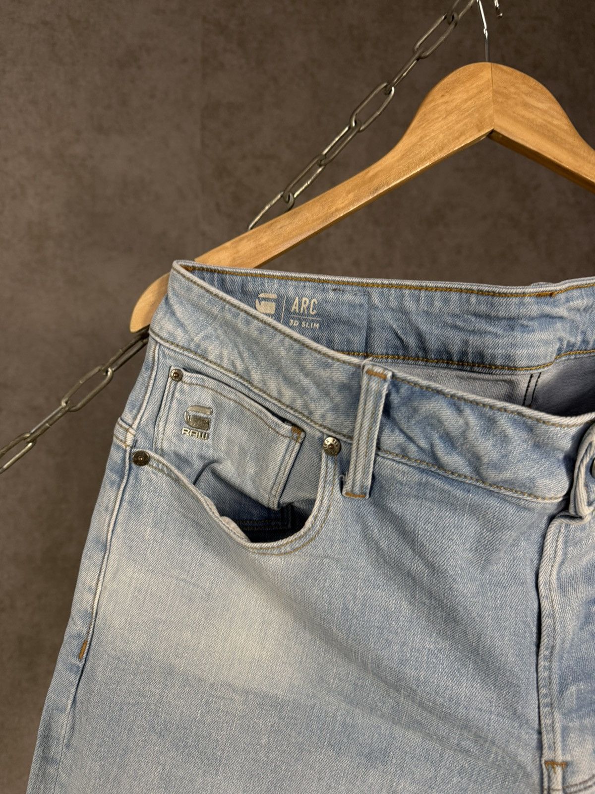 G-Star G Star Raw designer assymetric jeans Size US 32 / EU 48 - 4 Thumbnail