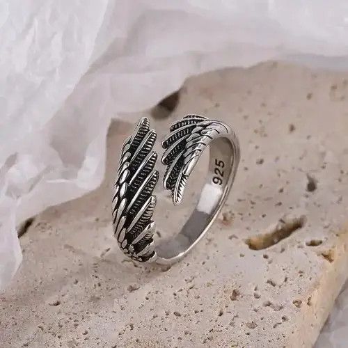 Jewelry × Ring Of Fire Wing Adjustable Ring Size ONE SIZE - 2 Thumbnail