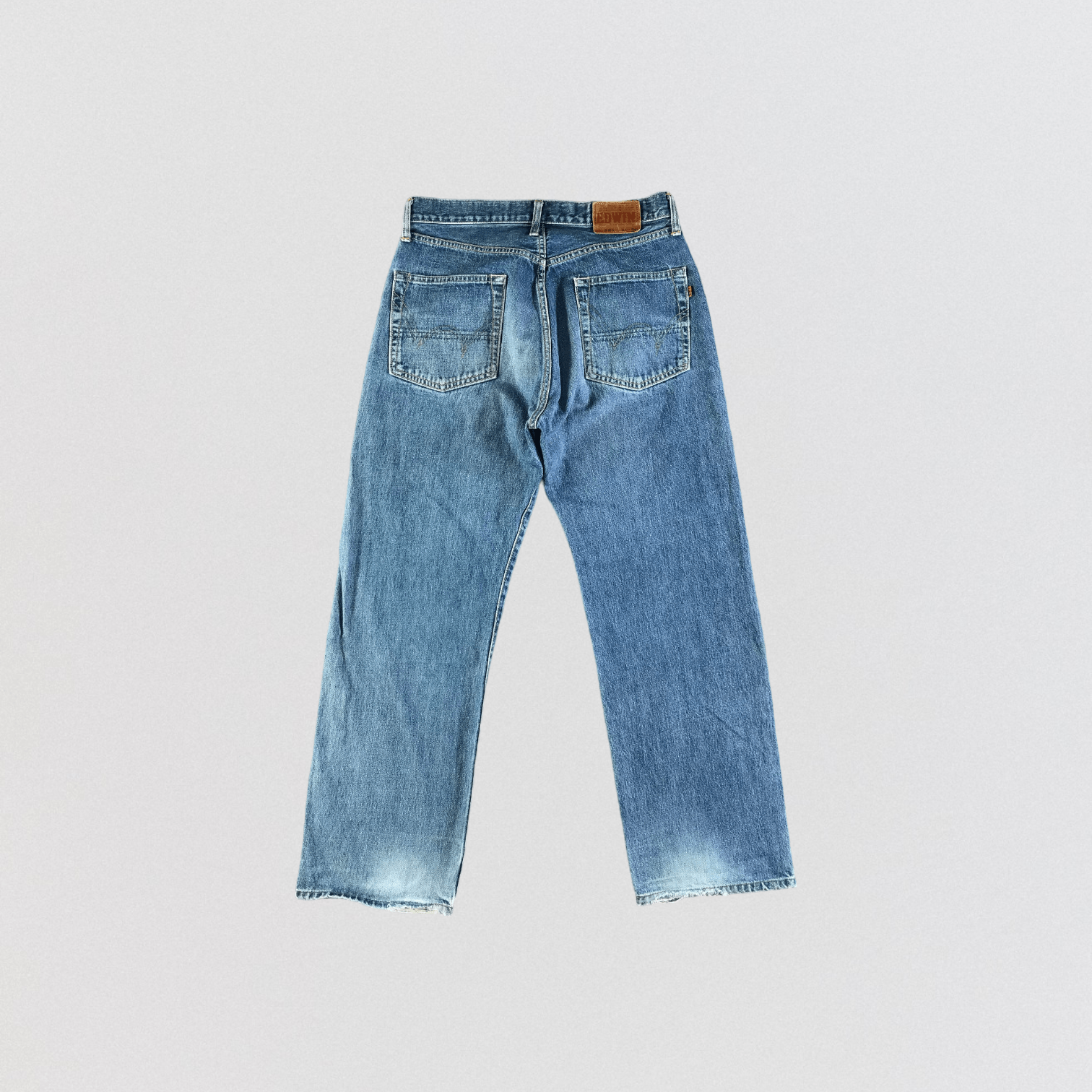 Edwin Vintage Blue Wash Edwin 505 Selvedge Jeans-JM3636 Size US 32 / EU 48 - 2 Thumbnail