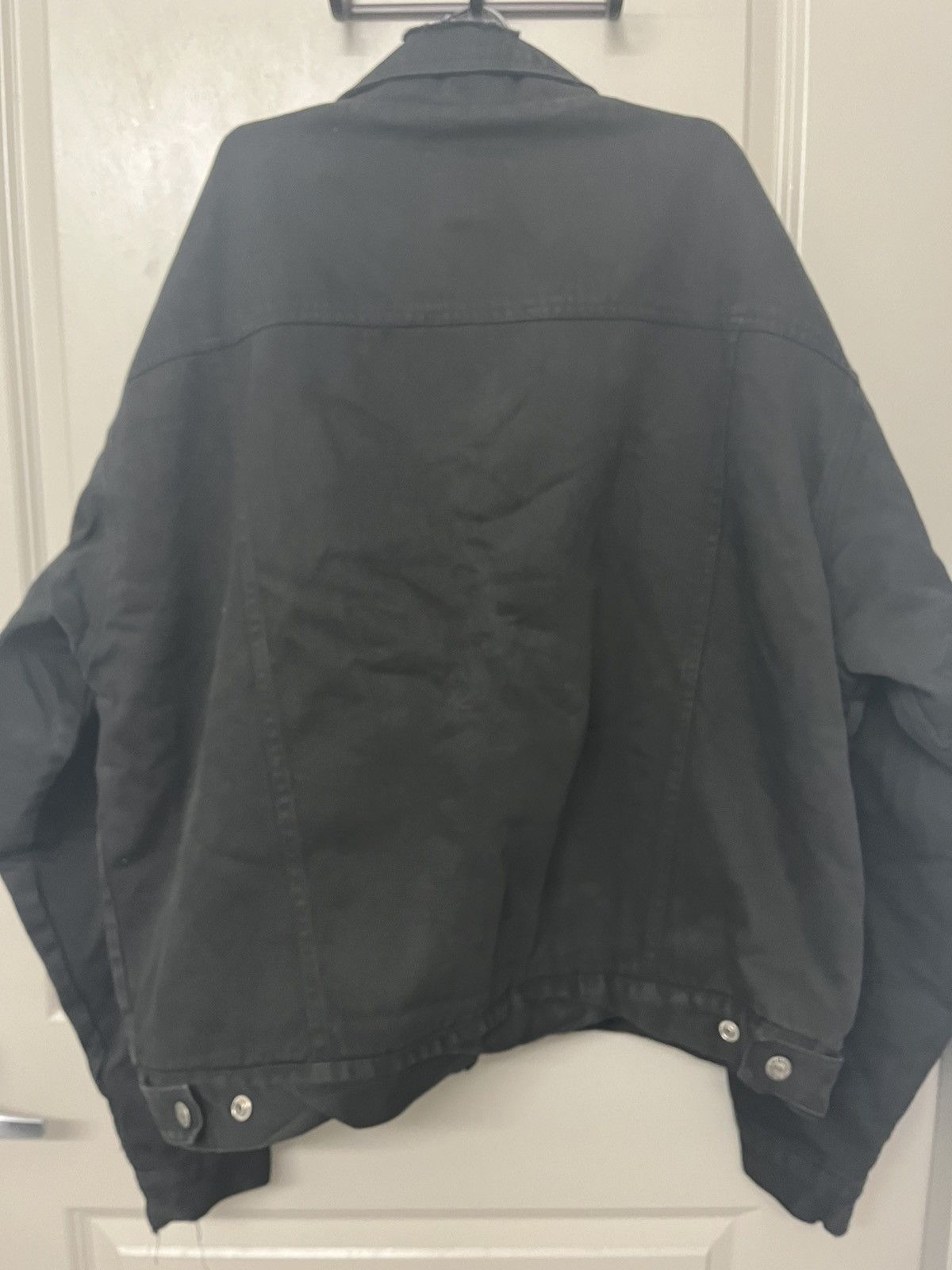 La Milano Rare Vintage Milano Bay Fleece Denim Jacket- XL. Size US XL / EU 56 / 4 - 3 Thumbnail