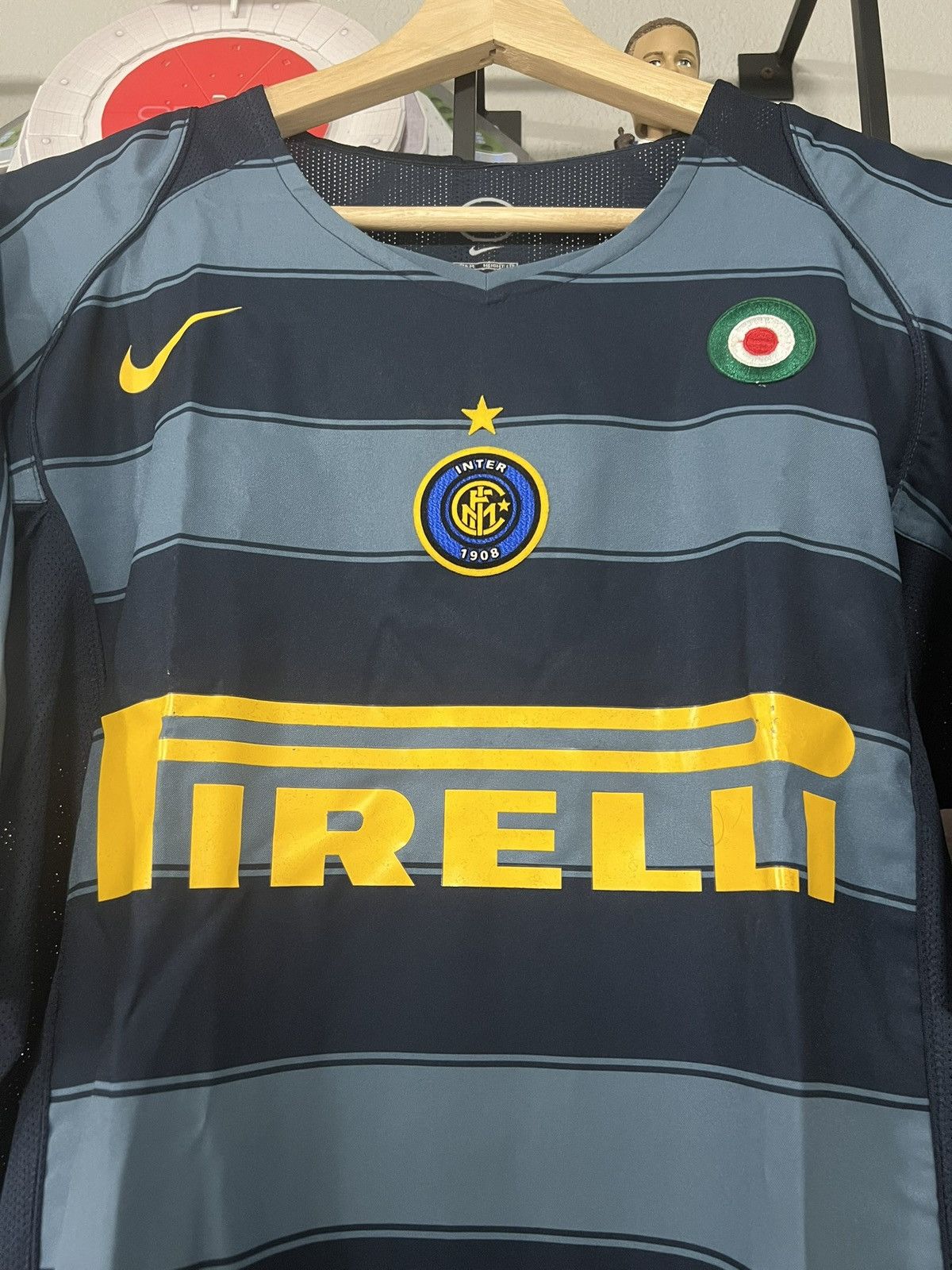 Nike 2004-05 Inter Milan Adriano Third Kit Jersey
