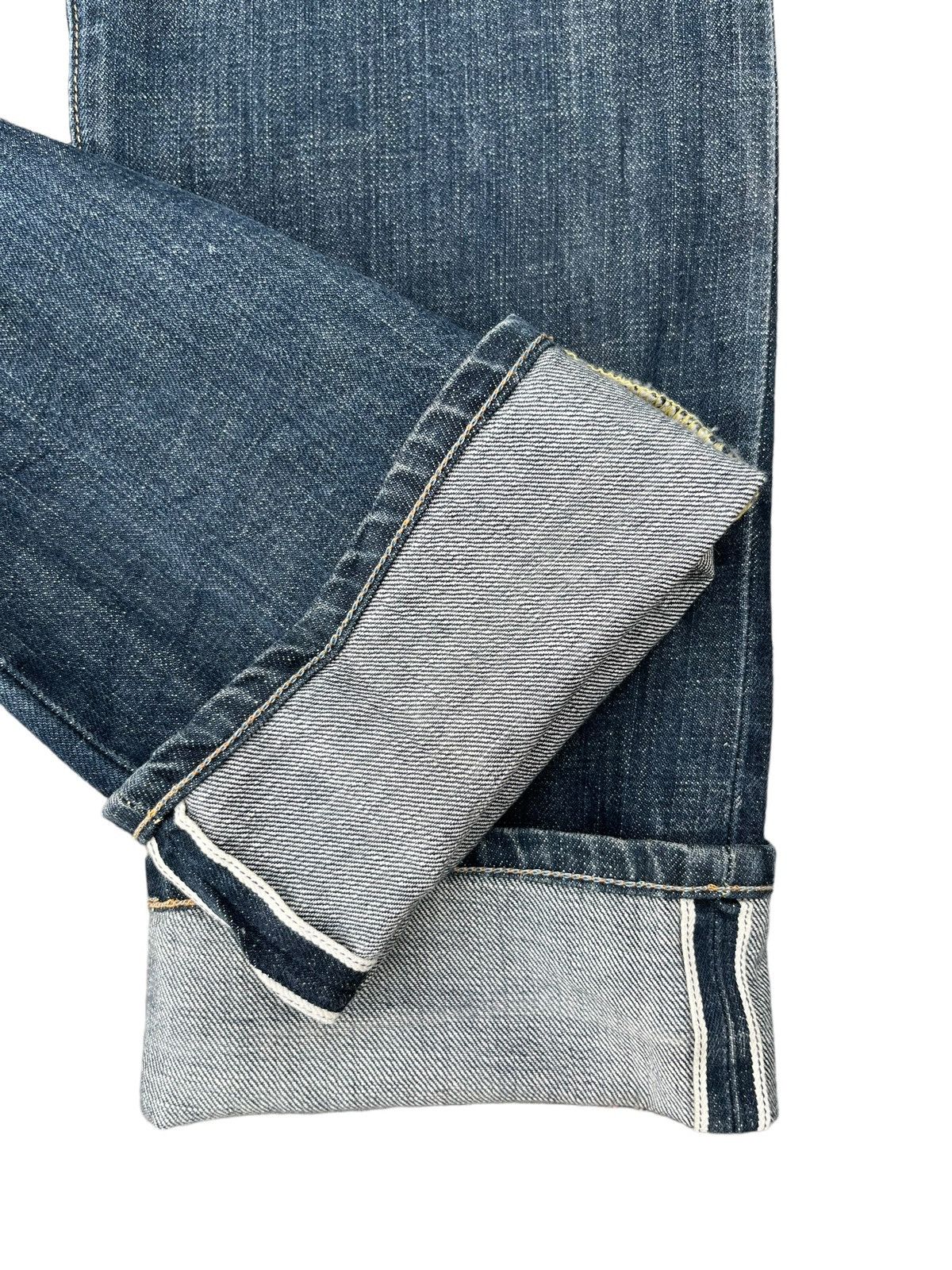 Kapital Vintage Tellason White Oak Cone Denim Selvedge Tapered Jeans Size US 33 - 9 Thumbnail