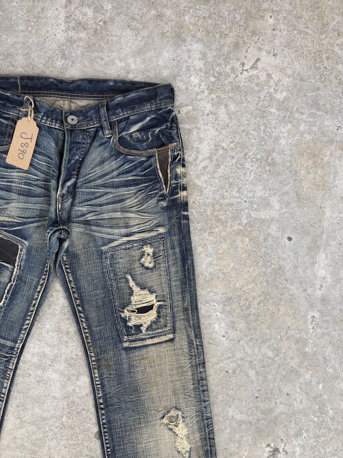 Who Decides War Japanese Difference Rupert Distressed Jeans ppfm style Size US 32 / EU 48 - 5 Thumbnail