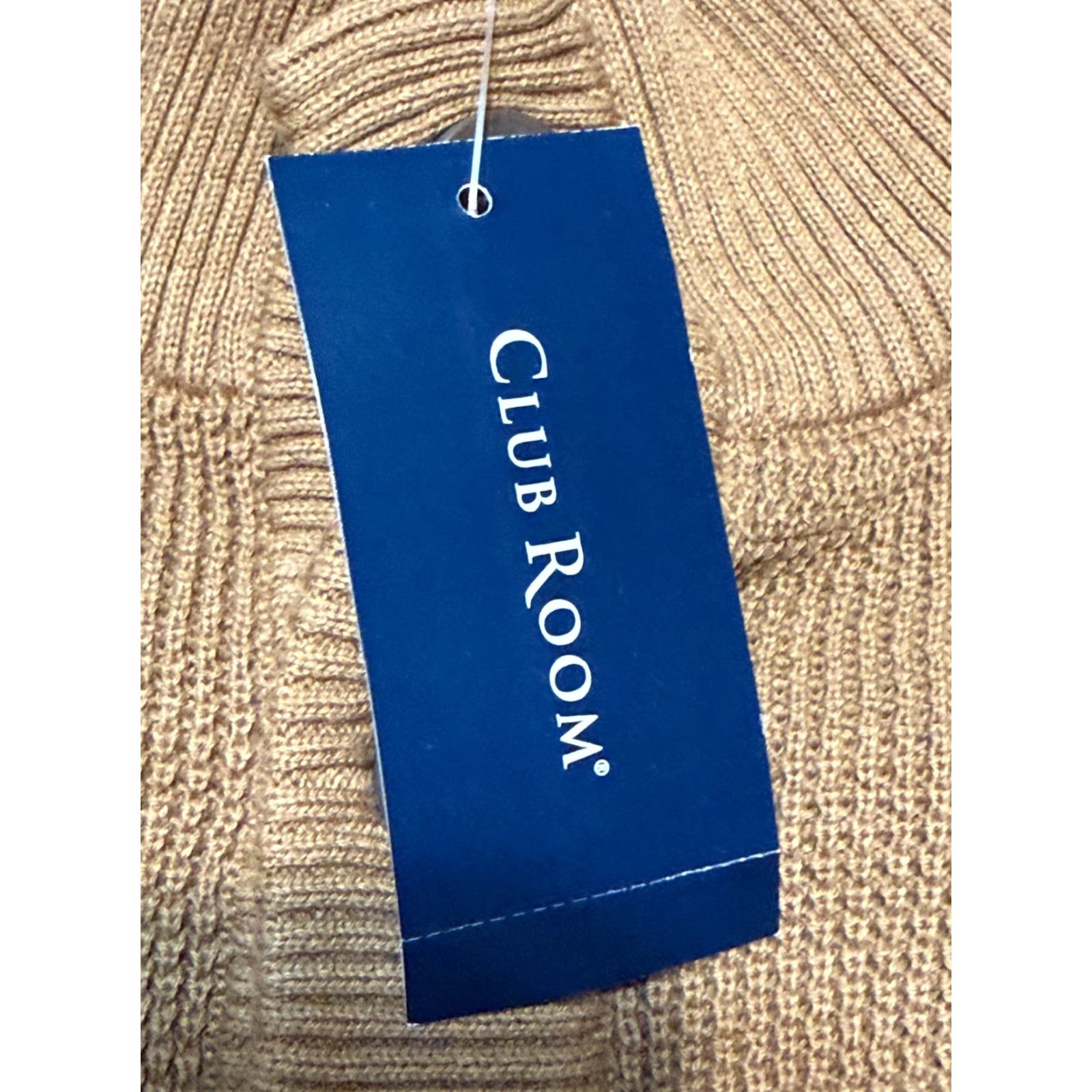 Club Room VINTAGE would not apply here; based on rules, keep as: Club Room Sweater Men's XL Mocha Brown V-Neck Pullover 3/4 Button NWT Size US XL / EU 56 / 4 - 6 Thumbnail
