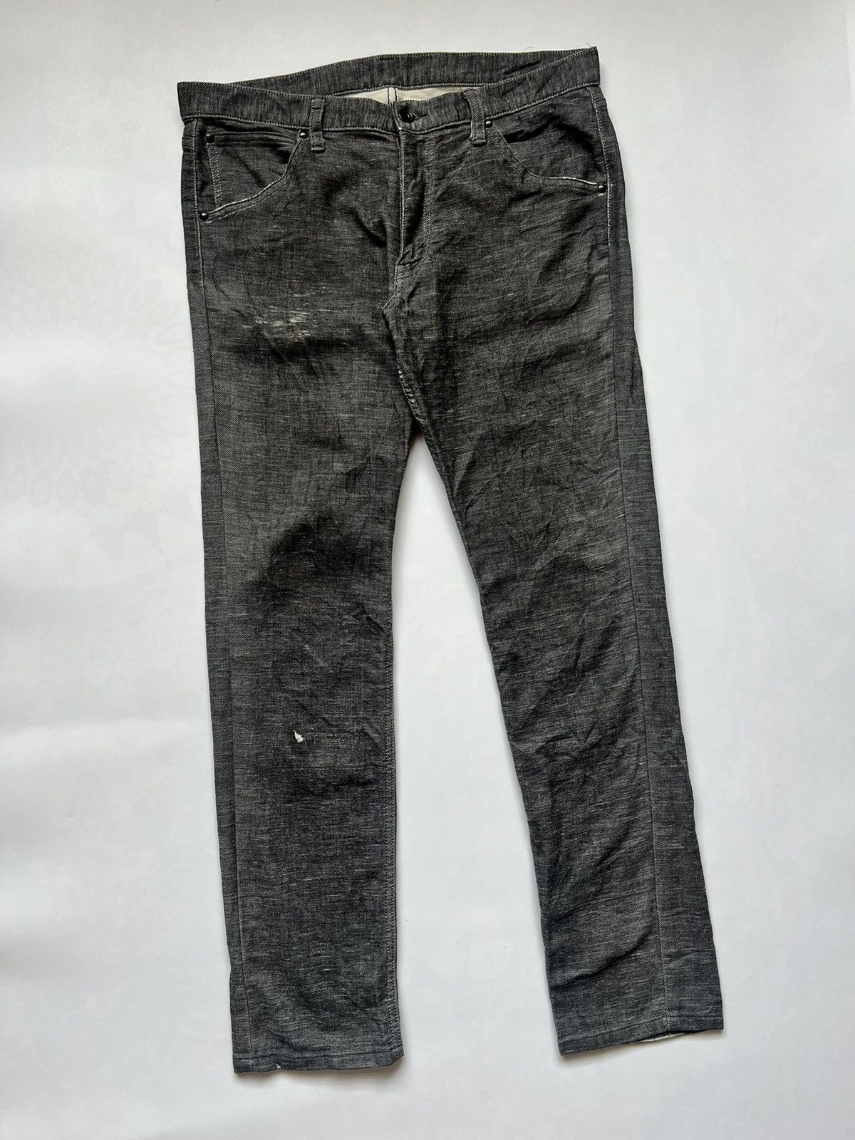 Snap Fastener Japanese Low Tapered Denim