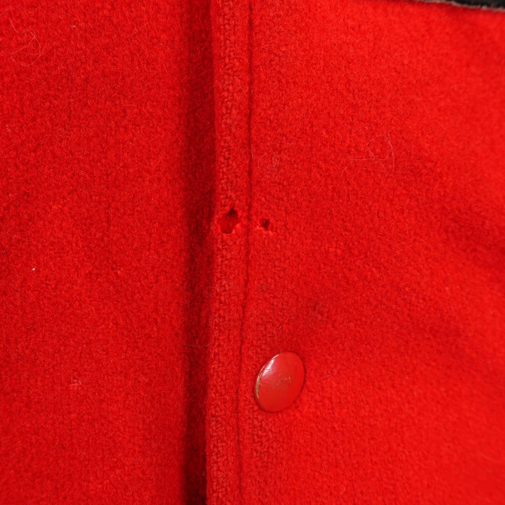 Vintage VINTAGE Skookum Letterman Jacket Men 38 Red Varsity 70s Chain Stitch Soccer Coat Size US XXS / EU 40 - 5 Thumbnail