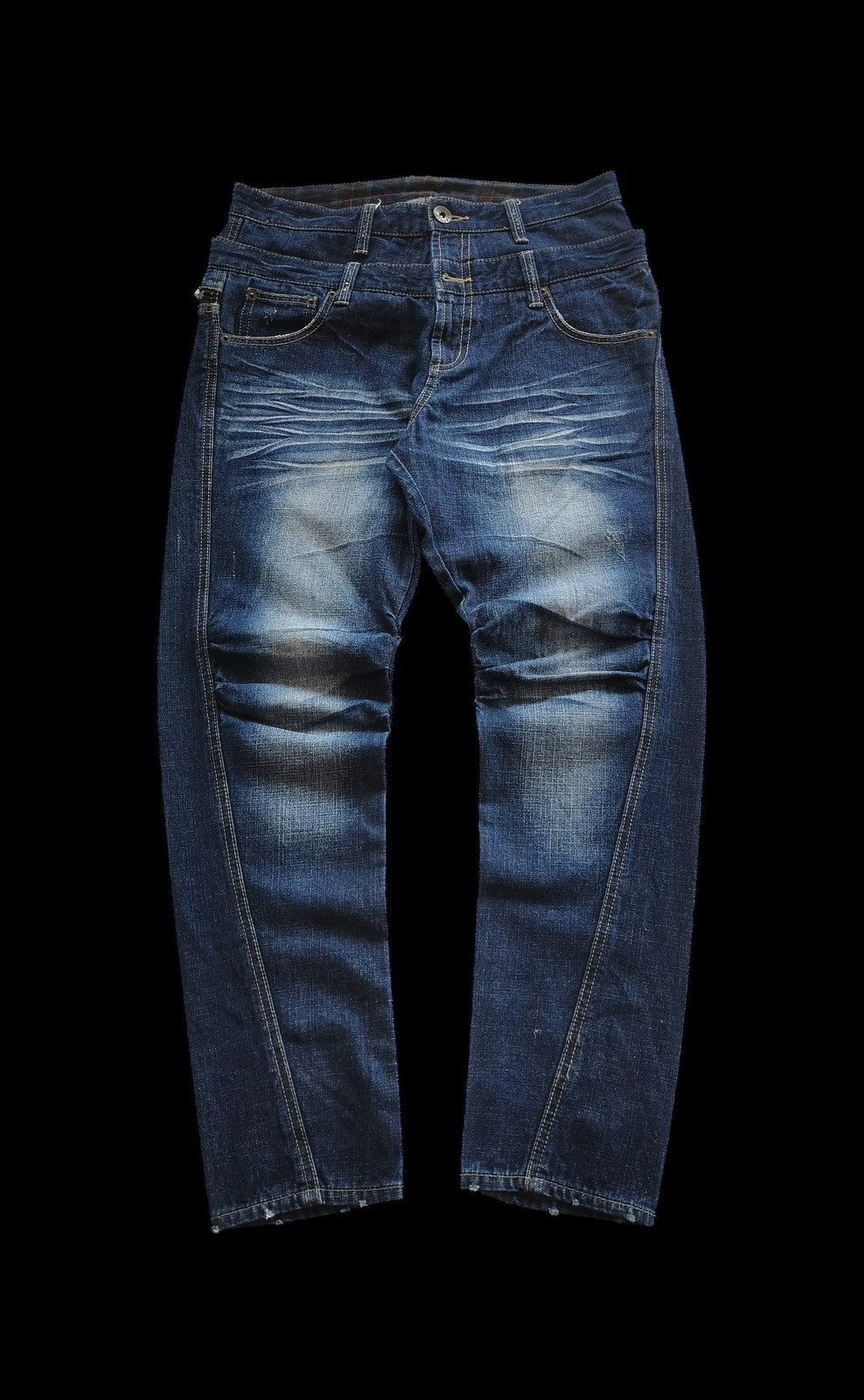Beauty Beast Avantgarde Twisted Stitch Jeans Size US 32 / EU 48 - 2 Thumbnail