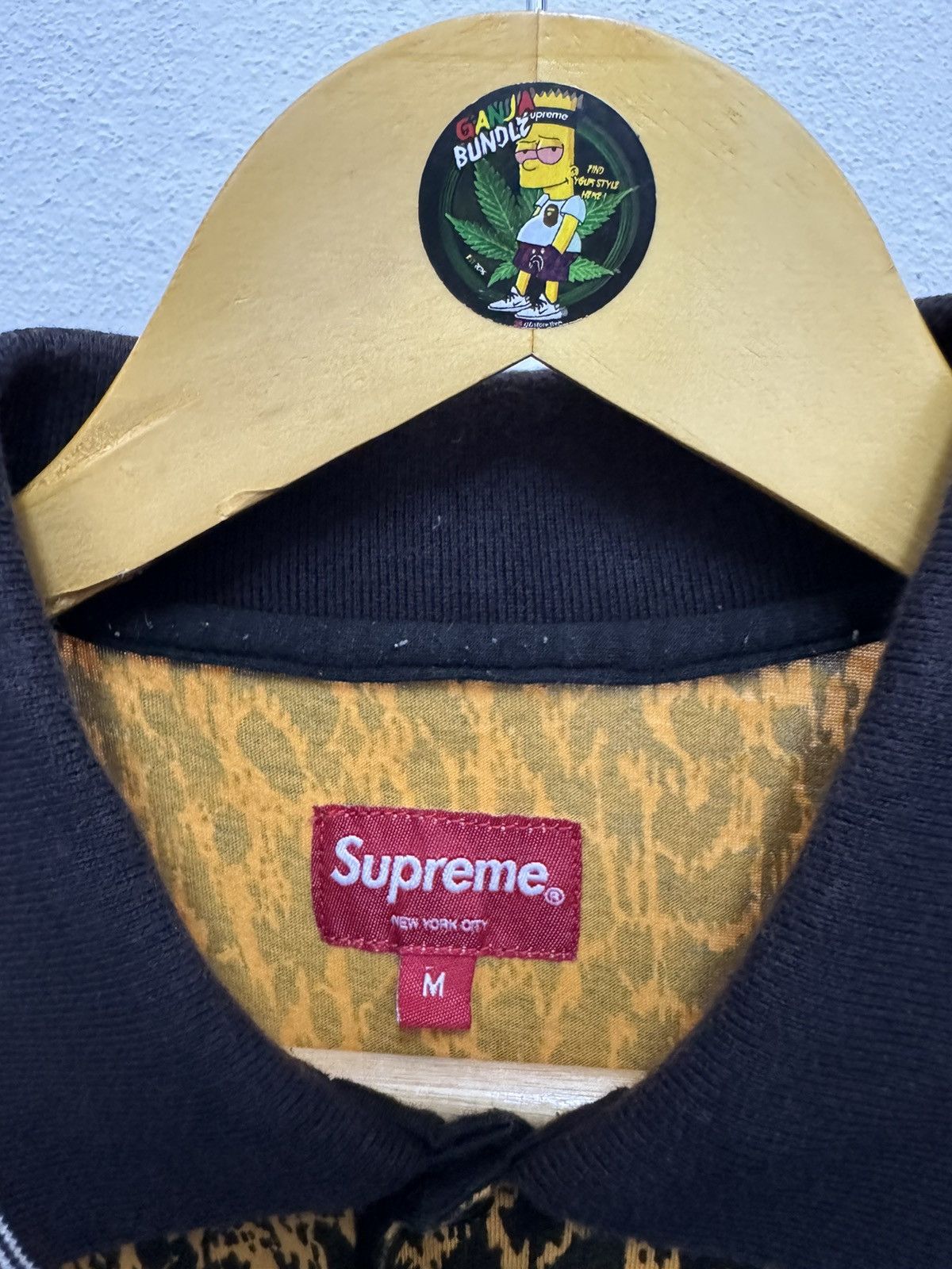 Supreme Supreme Leopard polo shirt | Grailed