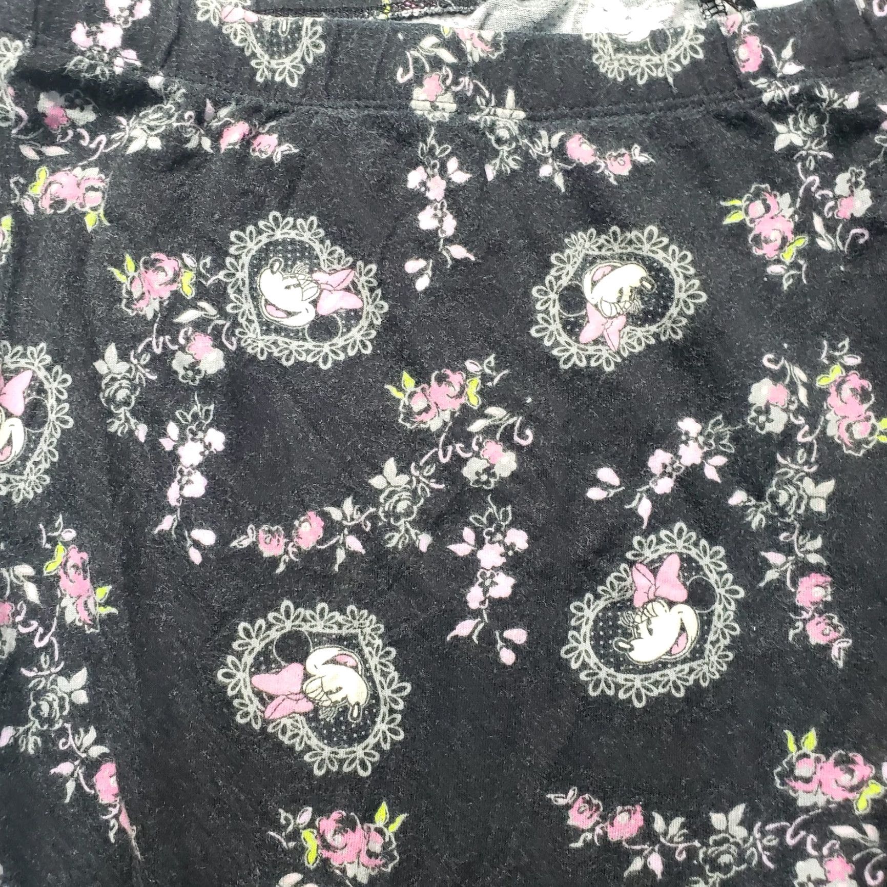 Disney Disney Lounge Pants Women Adult L Gray Minnie Mouse Pattern Sleep Size 36" / US 14 / IT 50 - 3 Thumbnail