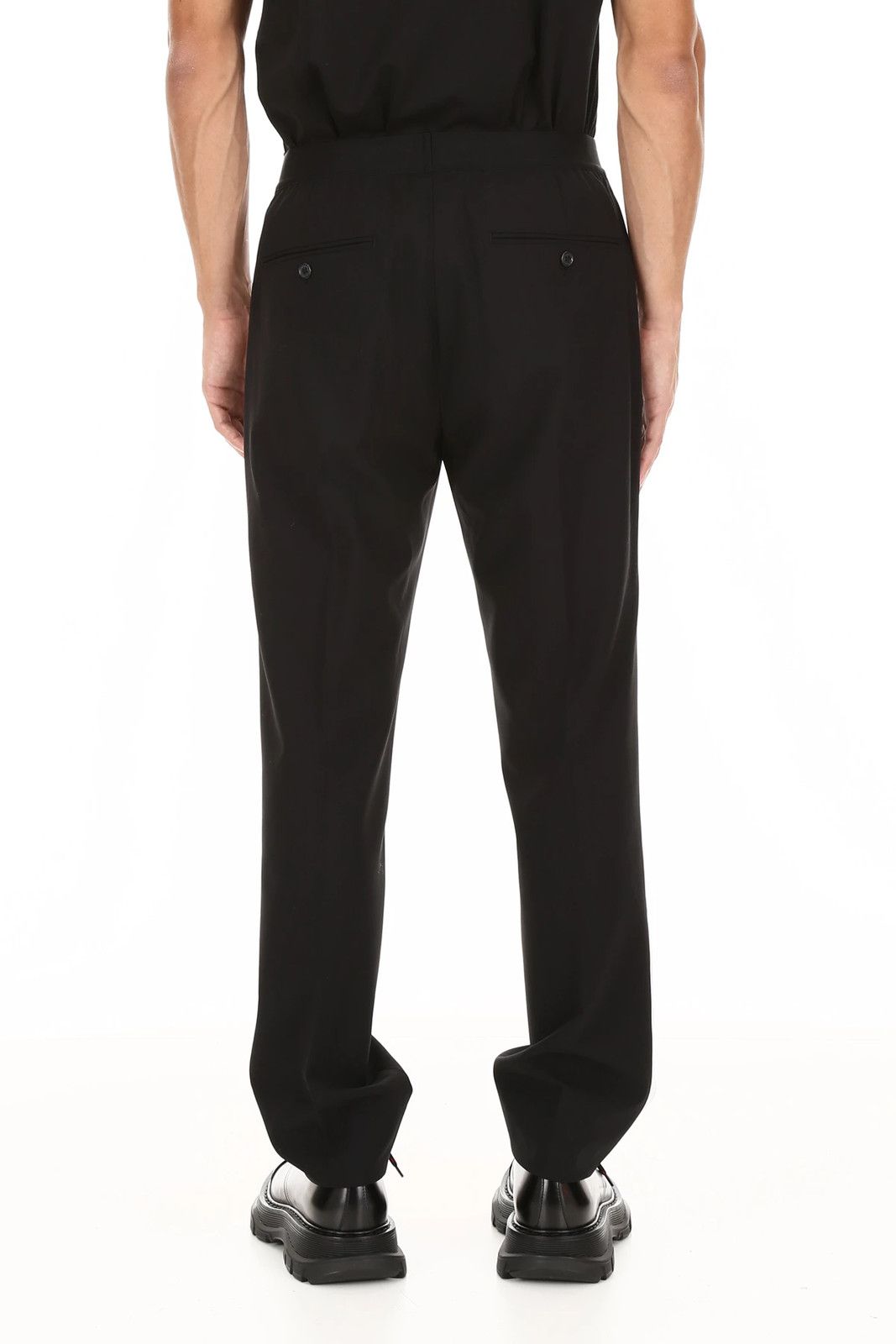 Helmut Lang 🔥65% OFF🔥 [SALE] Helmut Lang Band Pull On Black Pants Size US 30 / EU 46 - 4 Thumbnail