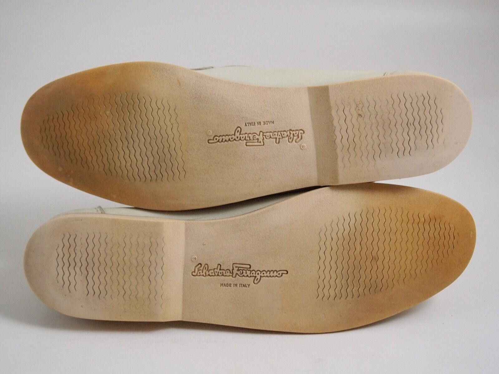 Salvatore Ferragamo Ferragamo Gancio Loafers Light Green Leather EU 40 US 10 C Size US 10 / IT 40 - 7 Thumbnail