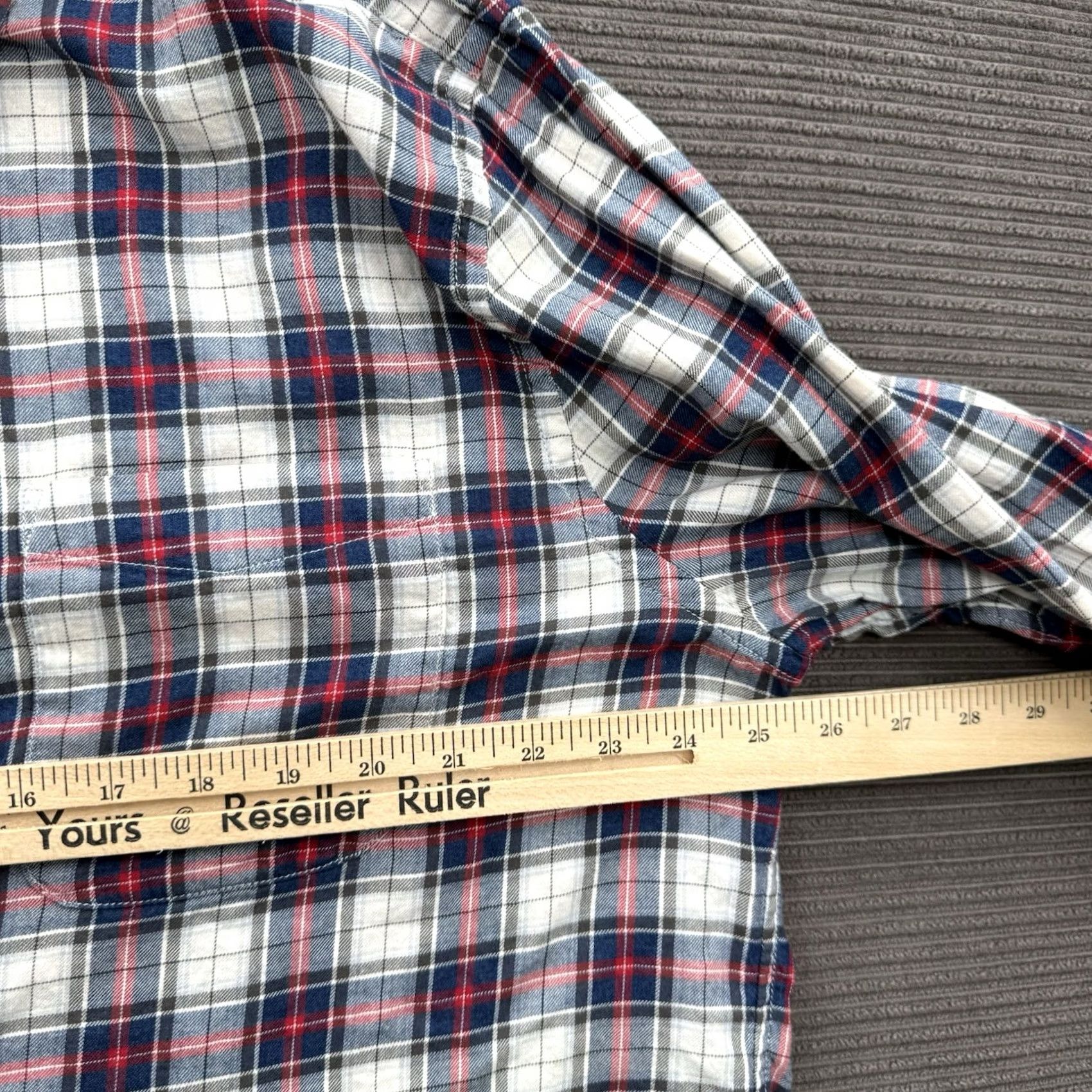 Faherty Faherty Shirt Men 2XL Cotton Plaid Long Sleeve Button Up Designer Preppy Shirt Size US XXL / EU 58 / 5 - 4 Thumbnail