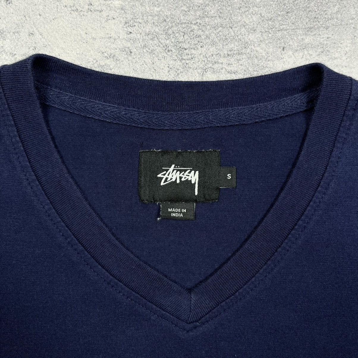 Stussy Vintage Stussy V Neck Graffiti Big Logo T Shirt 90’s Size US S / EU 44-46 / 1 - 11 Thumbnail