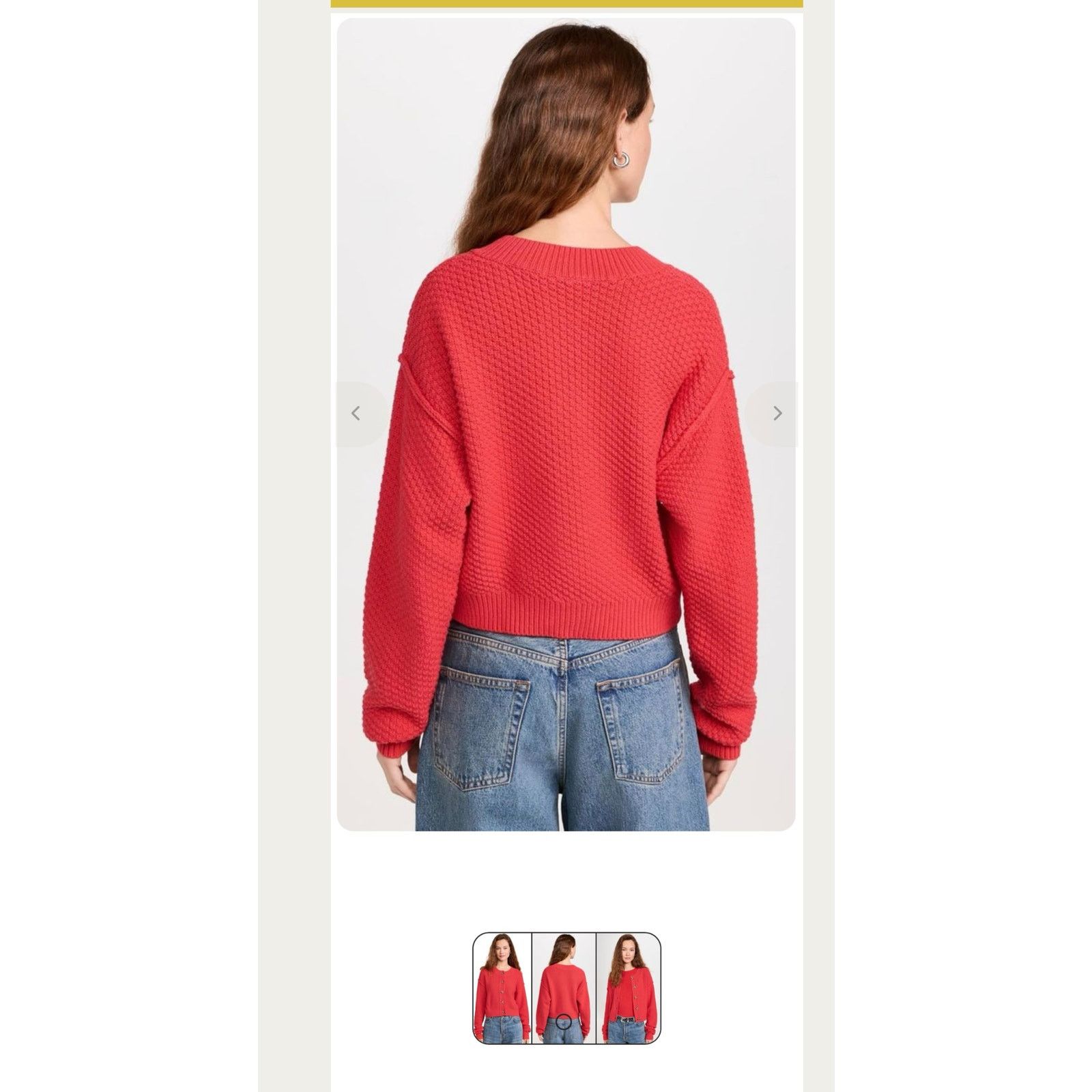 Free People Free People Textured Knit Cropped Cardigan Sweater Women's S Size S / US 4 / IT 40 - 18 Thumbnail