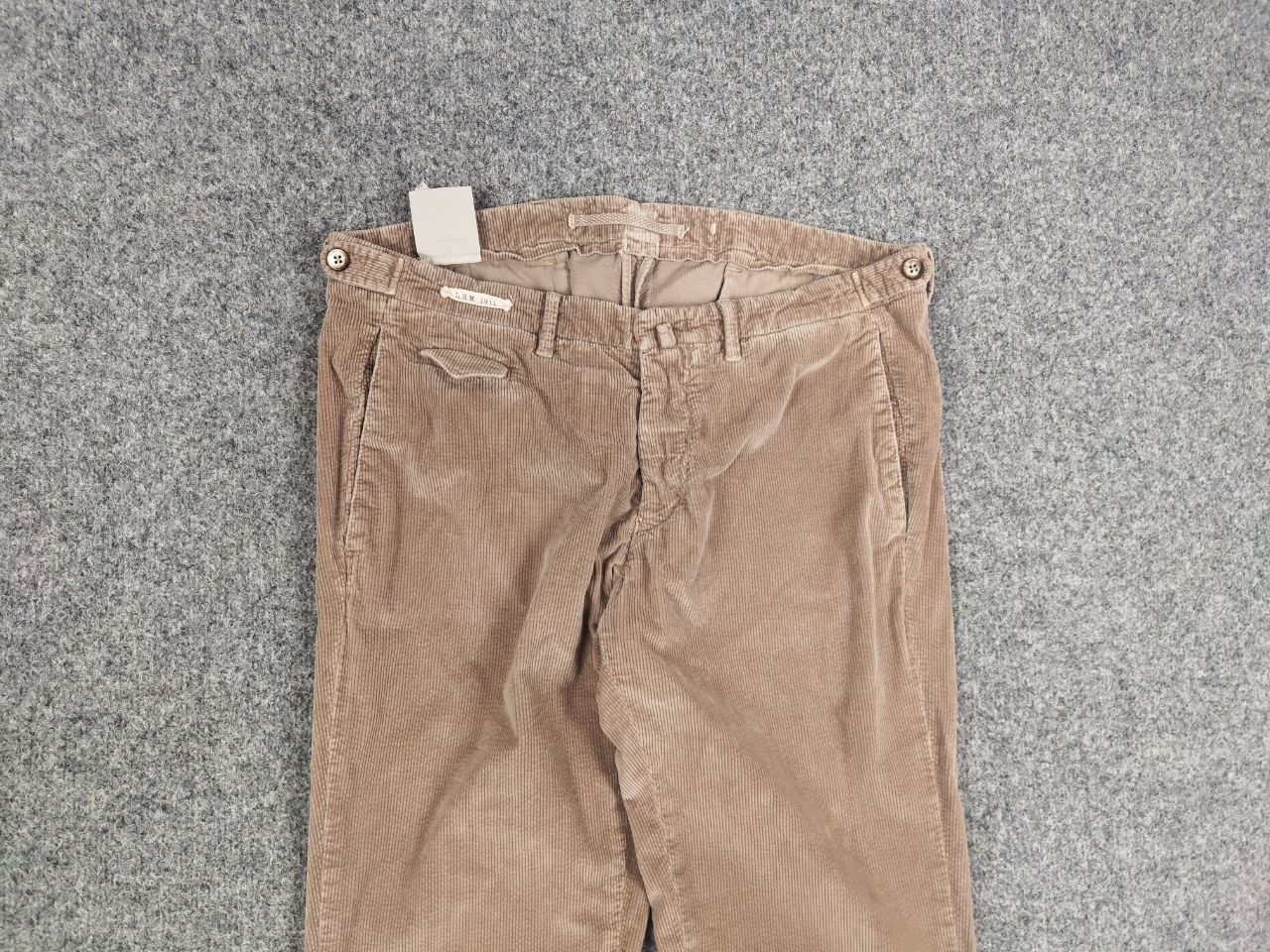 L.B.M. 1911 LBM 1911 Italy Design Beige Corduroy trouser Casual Pants Size US 34 / EU 50 - 7 Thumbnail