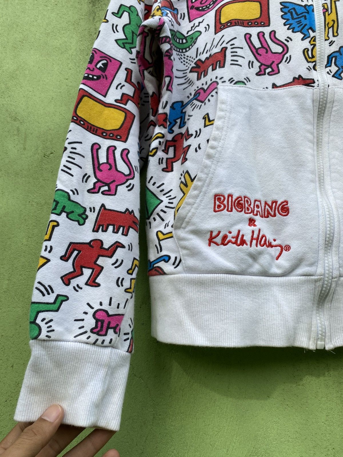 Keith Haring BIGBANG X Keith Haring Hoodie Full Print Colorful Iconic Art Size US L / EU 52-54 / 3 - 6 Thumbnail