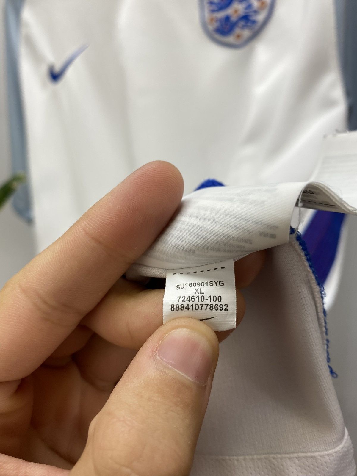 Nike × Vintage Vintage England 2016 Nike Soccer Jersey y2k blokcore Size US XL / EU 56 / 4 - 12 Thumbnail