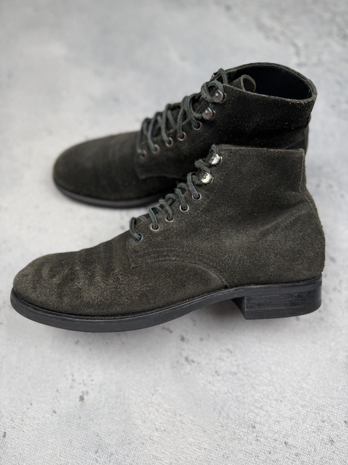 Dsquared2 Dsquared2 Dark Green Suede Lace Up Boots Rugged Military lux Size US 8 / EU 41 - 2 Thumbnail