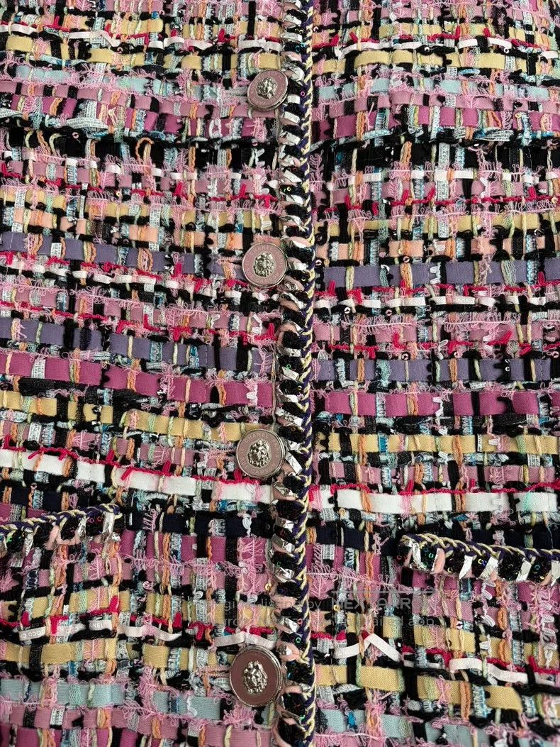 Chanel Chanel Spring and summer pink mixed colour braided medium Size XS / US 0-2 / IT 36-38 - 3 Thumbnail
