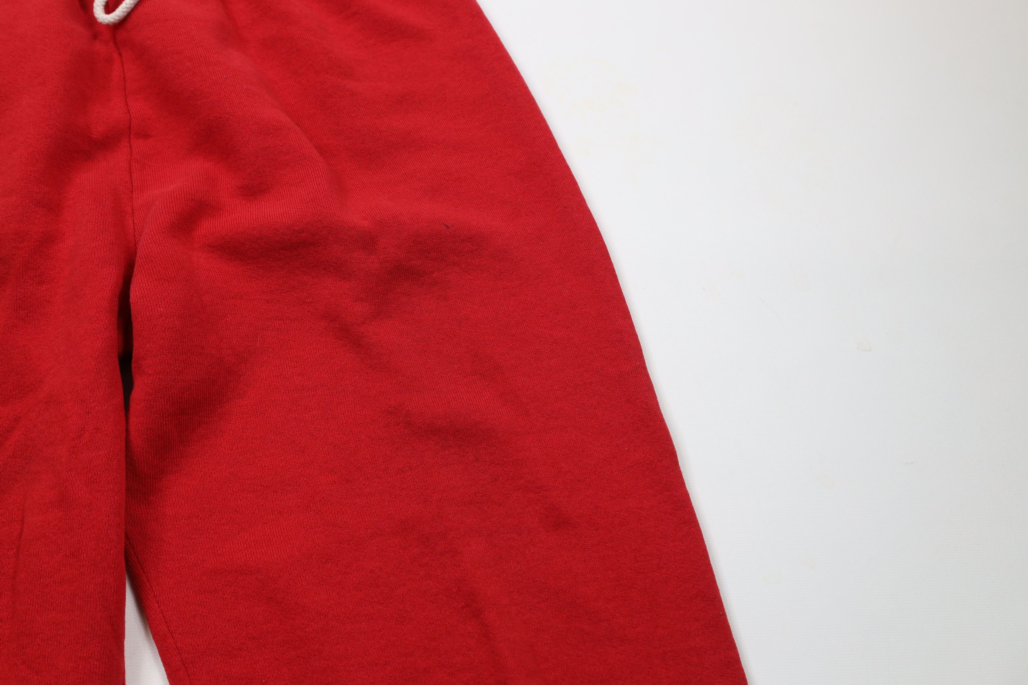 Vintage Vintage 90s Streetwear Blank Sweatpants Joggers Red USA Size US 36 / EU 52 - 6 Thumbnail