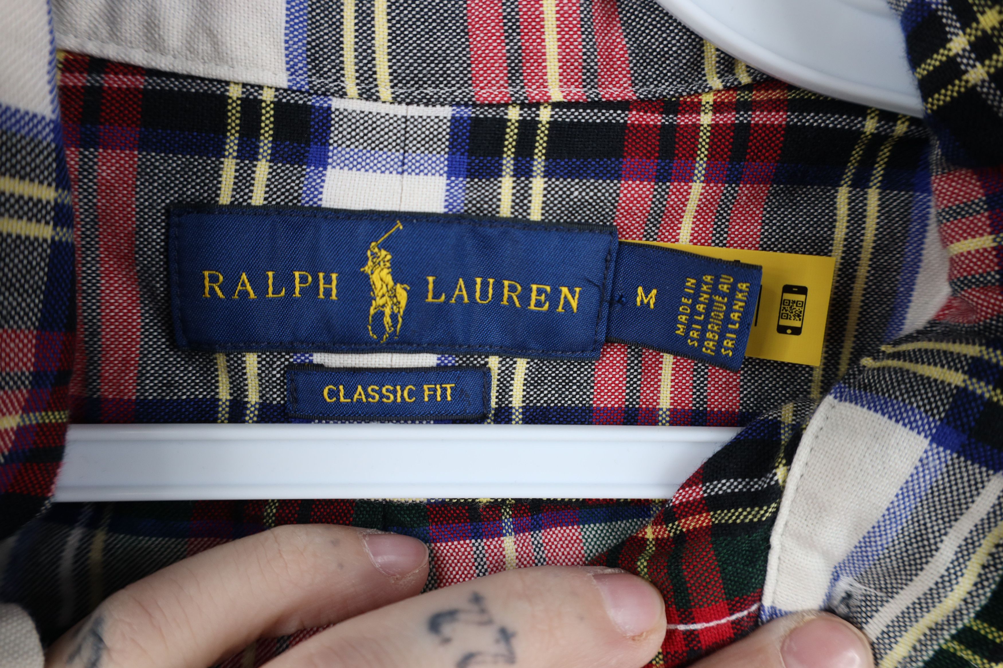 Ralph Lauren Vintage Ralph Lauren Fit Flannel Collared Button Down Shirt Size US M / EU 48-50 / 2 - 7 Thumbnail