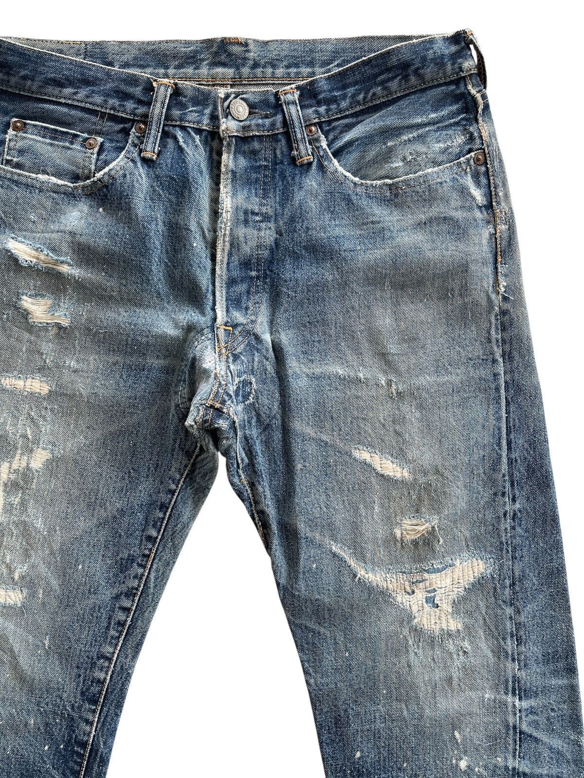 Studio D'Artisan Studio D'artisan Ripped Distressed Selvedge Denim Size US 32 / EU 48 - 4 Thumbnail