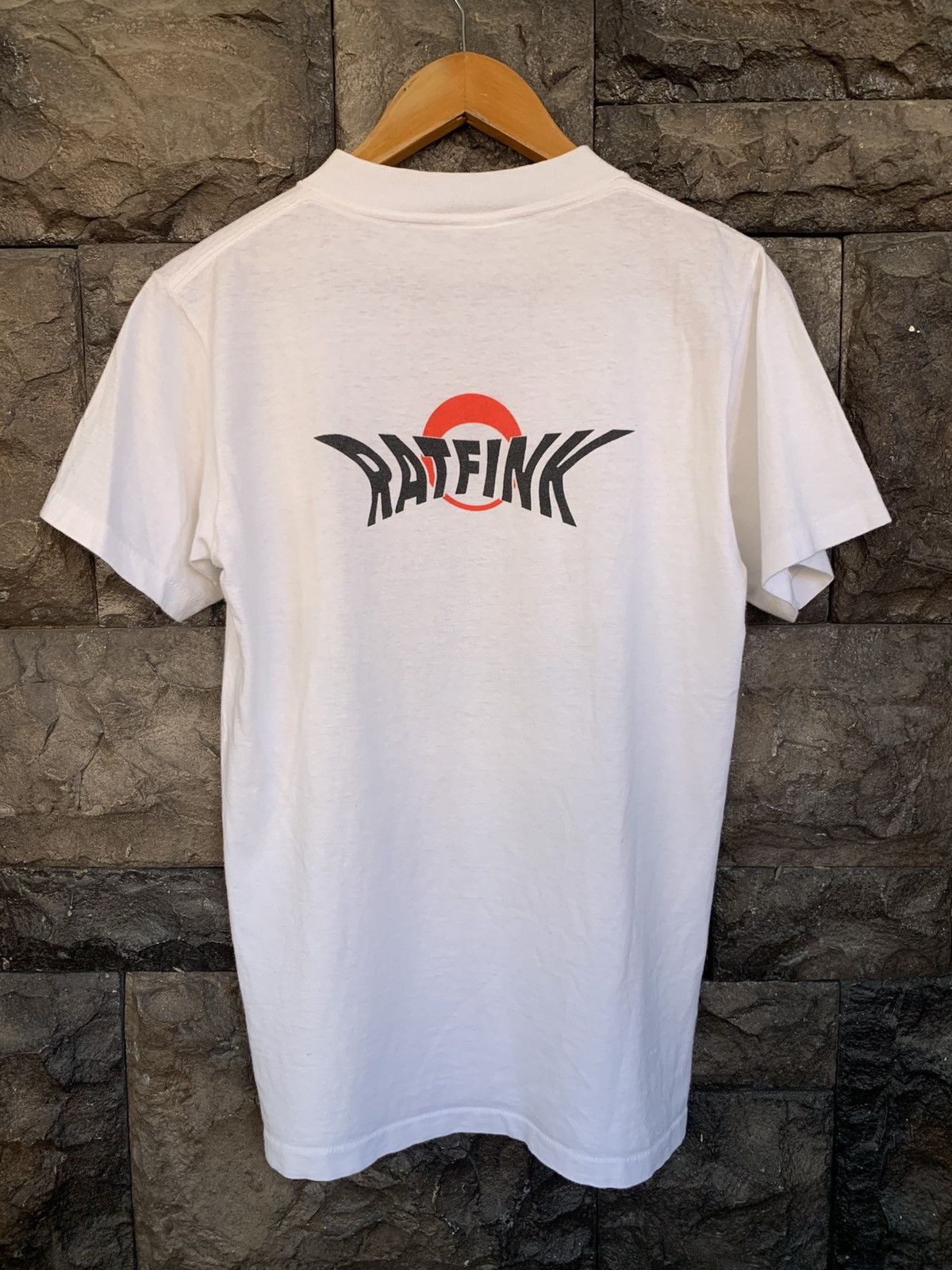 Vintage Vintage 90s Rat Fink Ed Roth Graphics T shirt Size US S / EU 44-46 / 1 - 6 Thumbnail