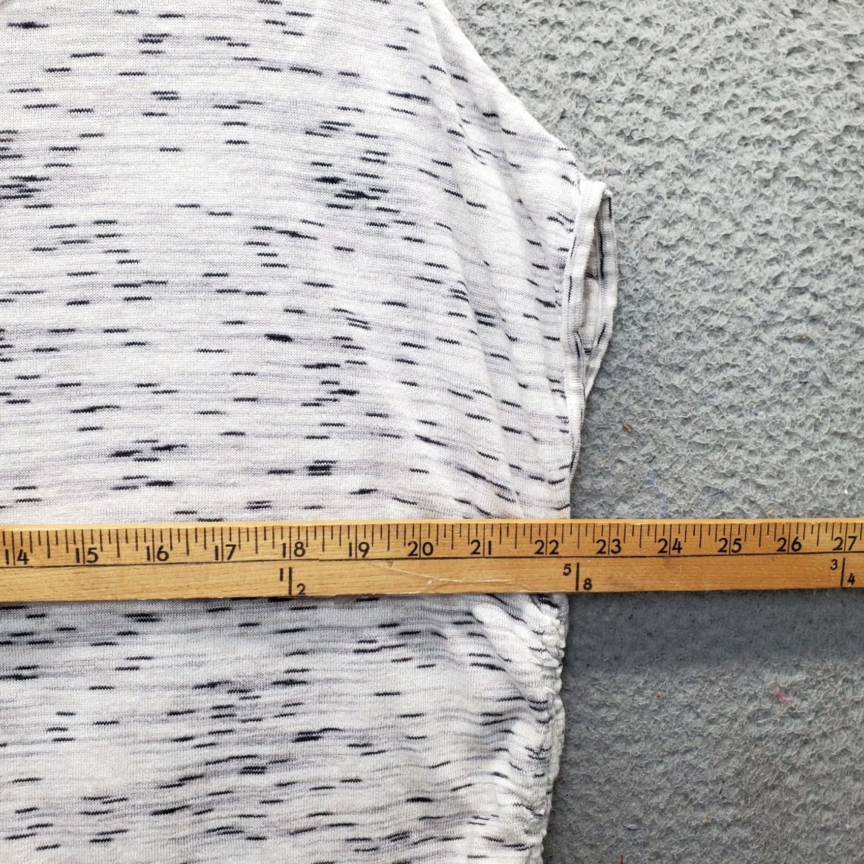 NIC+ZOE Nic+Zoe Knit Top Womens XL Space-Dye Linen Round Neck Pullover Sleeveless Multicolor Casual Shirt Size XL / US 12-14 / IT 48-50 - 4 Thumbnail