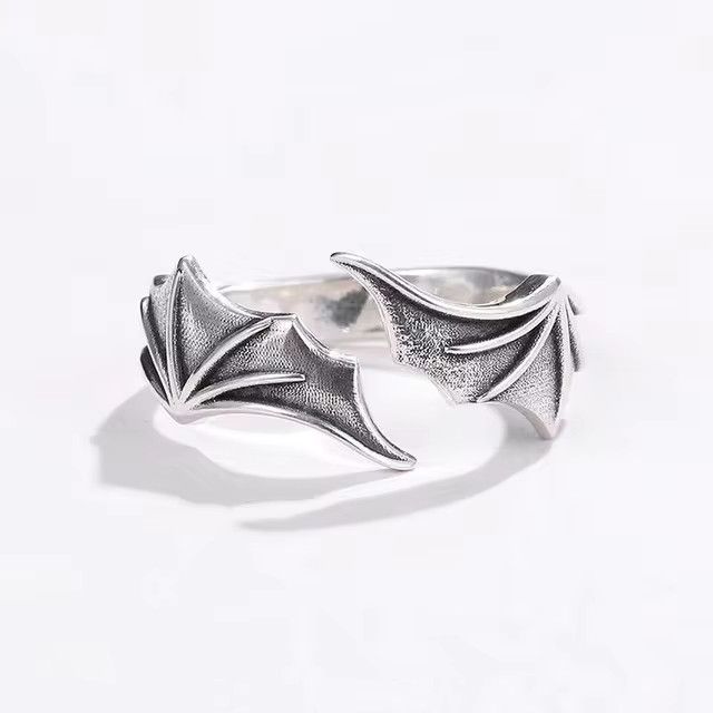 Jewelry Wings Shape Open Ring Size ONE SIZE - 3 Thumbnail
