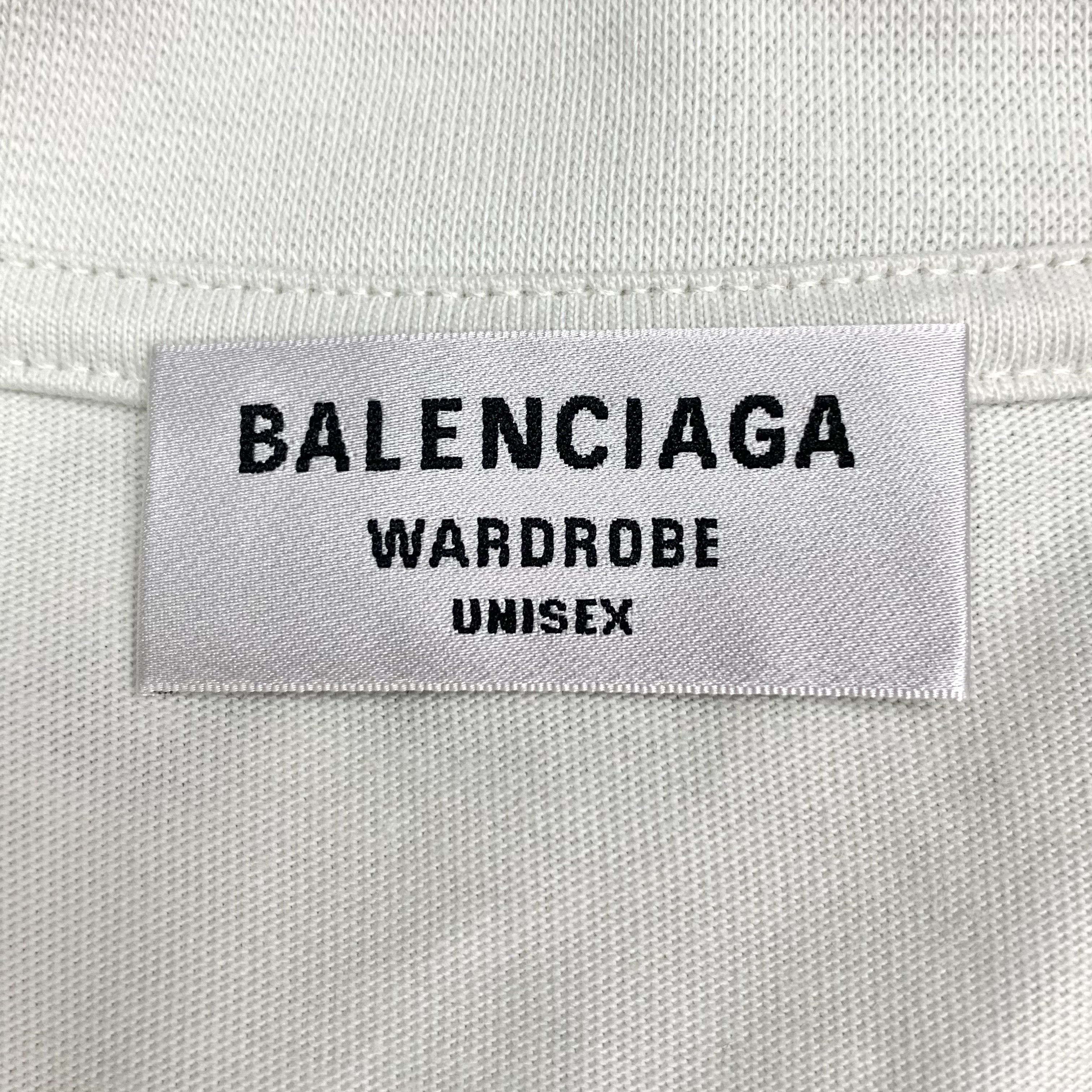 Balenciaga CM0242 Balenciaga Mens White Short-Sleeve T-Shirt Size US XS / EU 42 / 0 - 5 Thumbnail