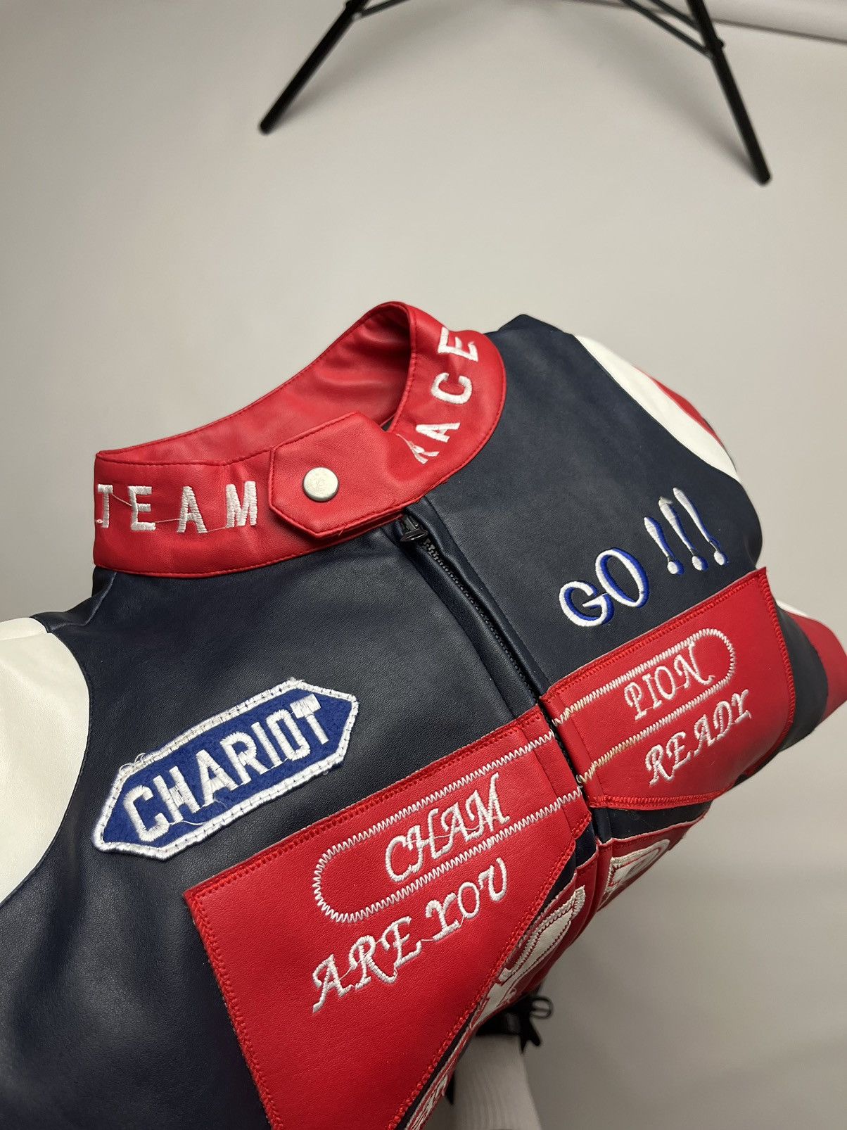 Fox Racing Racing Moto NYPD Bike Team Leather Jacket Size US S / EU 44-46 / 1 - 8 Thumbnail